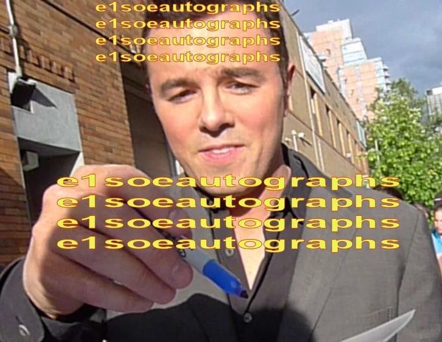 Seth Macfarlane — Seth MacFarlane signed 8x10 Photo - Proof - Family Guy, Ted, Stewie, изображение 4