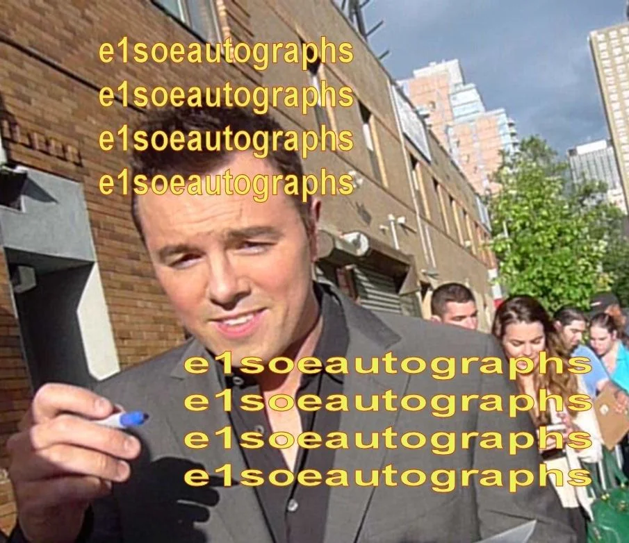Seth Macfarlane — Seth MacFarlane signed 8x10 Photo - Proof - Family Guy, Ted, Stewie, изображение 5