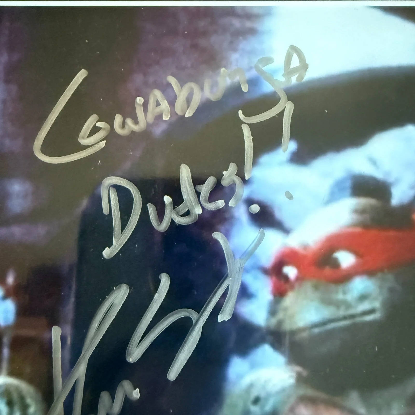 Kenn Scott — Kenn Scott Signature 8x10 Raphael Teenage Mutant Ninja Turtle, image 2