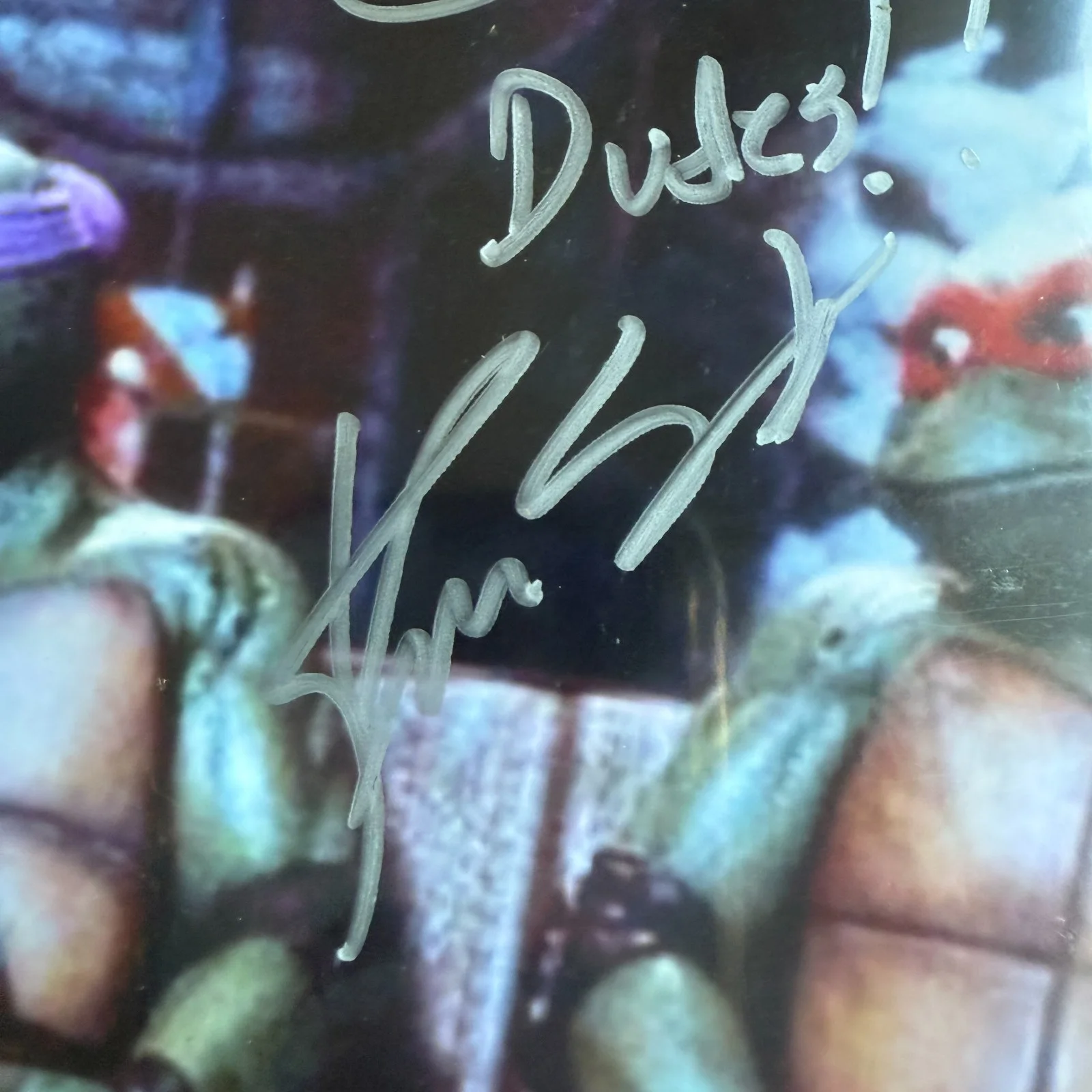 Kenn Scott — Kenn Scott Signature 8x10 Raphael Teenage Mutant Ninja Turtle, image 3