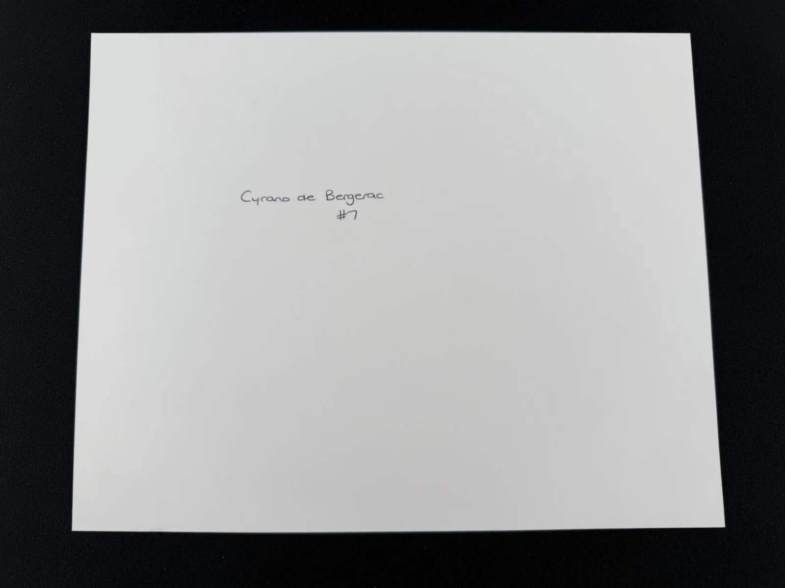 RARE A4 1990 Cyrano de Bergerac B/W Press Scene Print (Gerard Depardieu), изображение 2