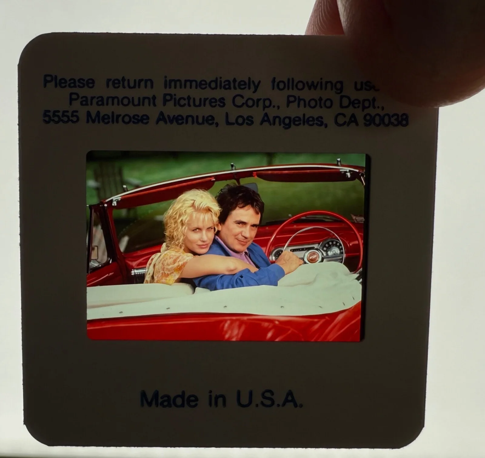 RARE 1989 Crazy People Mounted Film Cell (Dudley Moore) Colour, изображение 2