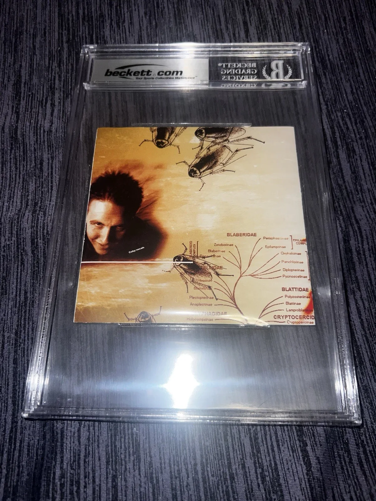 Jacoby Shaddix & Tobin Esperance Signed Infest CD Booklet Papa Roach Beckett, image 2