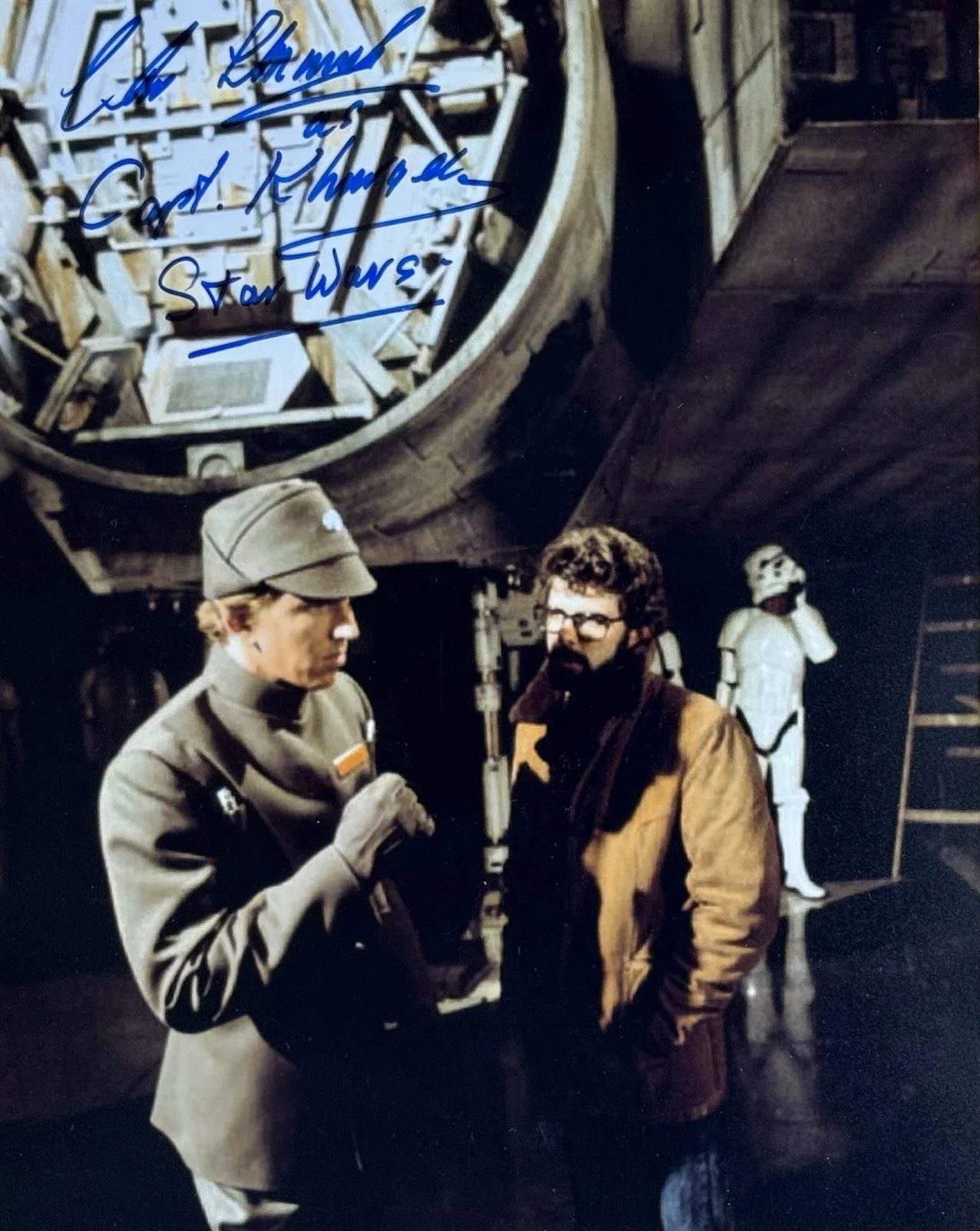 Chris Muncke — Chris Muncke Star Wars ANH Captain Kurgee SIGNED Autographed 8x10 K9 COA Holo