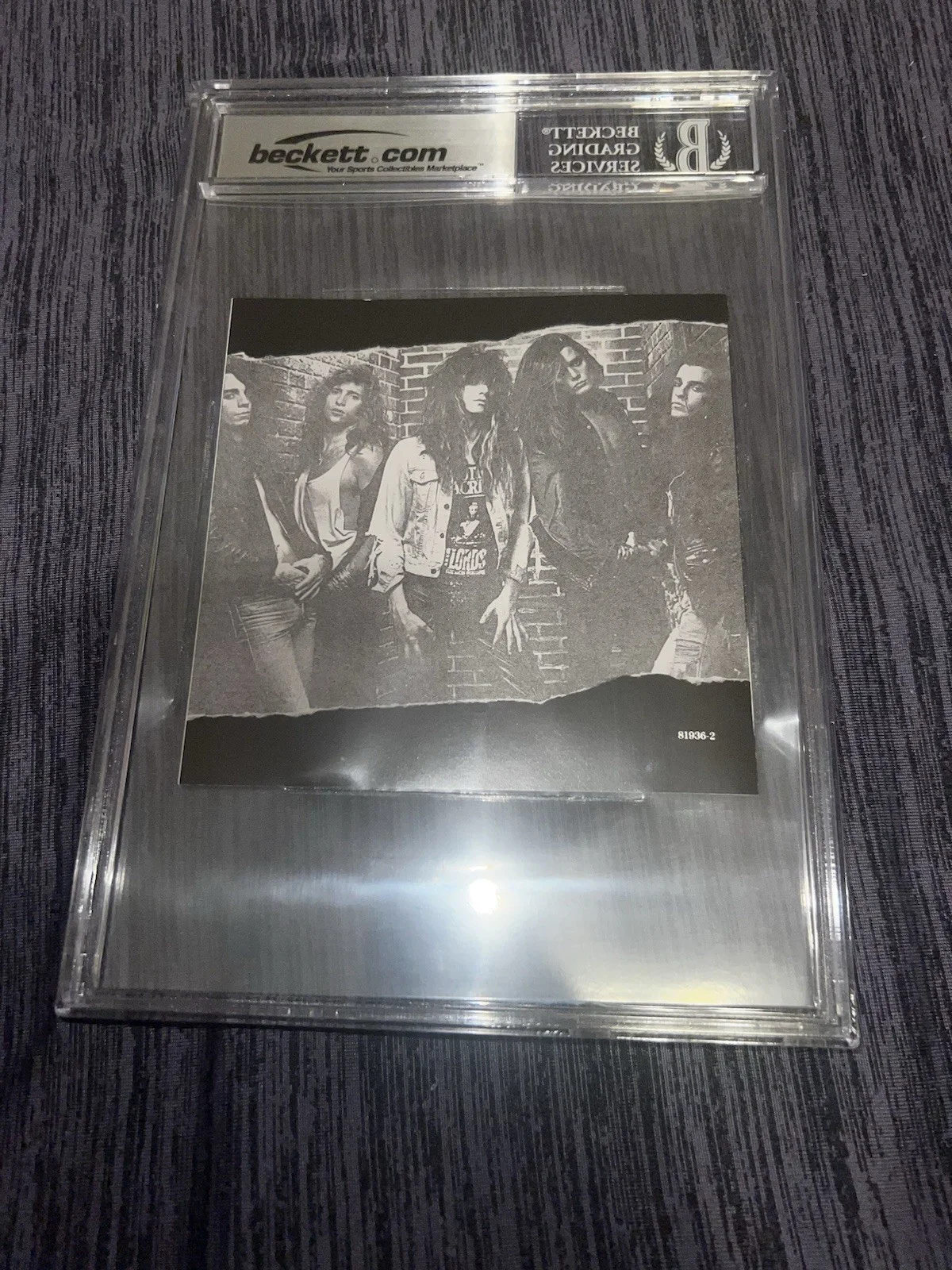 Sebastian Bach Signed Skid Row CD Booklet Rock Star Music Legend Beckett, изображение 2