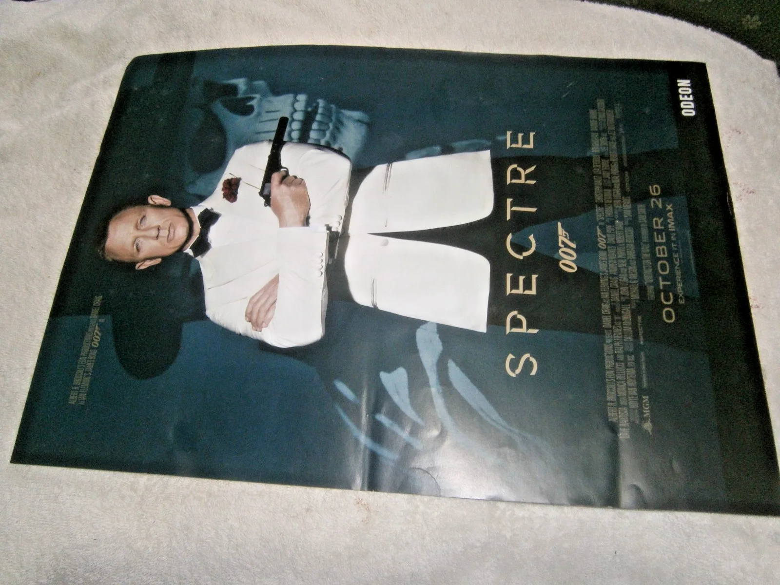 Original 2015 - Spectre Cinema Poster-A3- Odeon. James Bond 007.. Daniel Craig, image 2