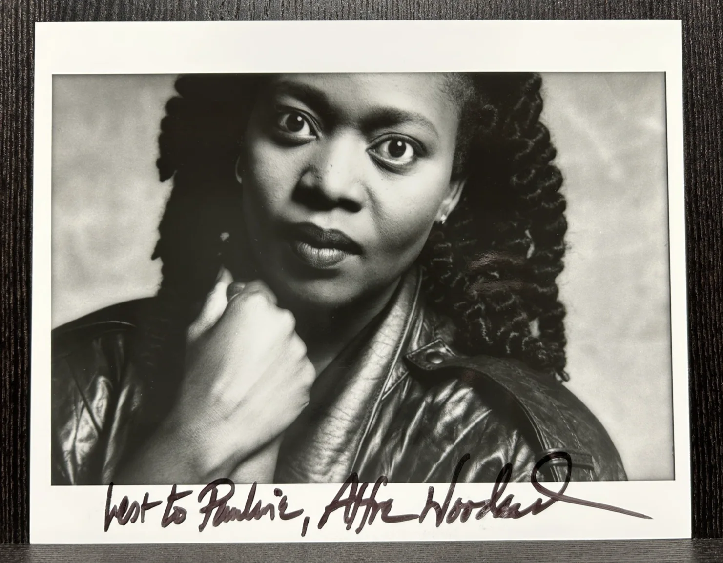 Alfre Woodard — ALFRE WOODARD HAND SIGNED 8x10 PHOTO Original Autograph STAR TREK: FIRST CONTACT