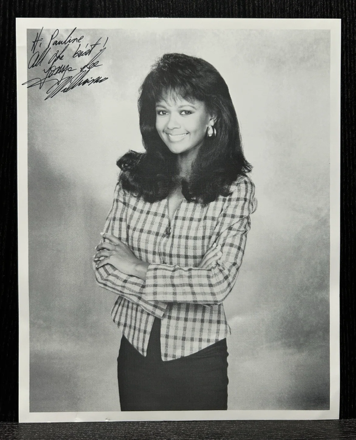 Tonya Williams — TONYA WILLIAMS HAND SIGNED 8x10 PHOTO, LETTER Original Autographs YOUNG RESTLESS, image 2
