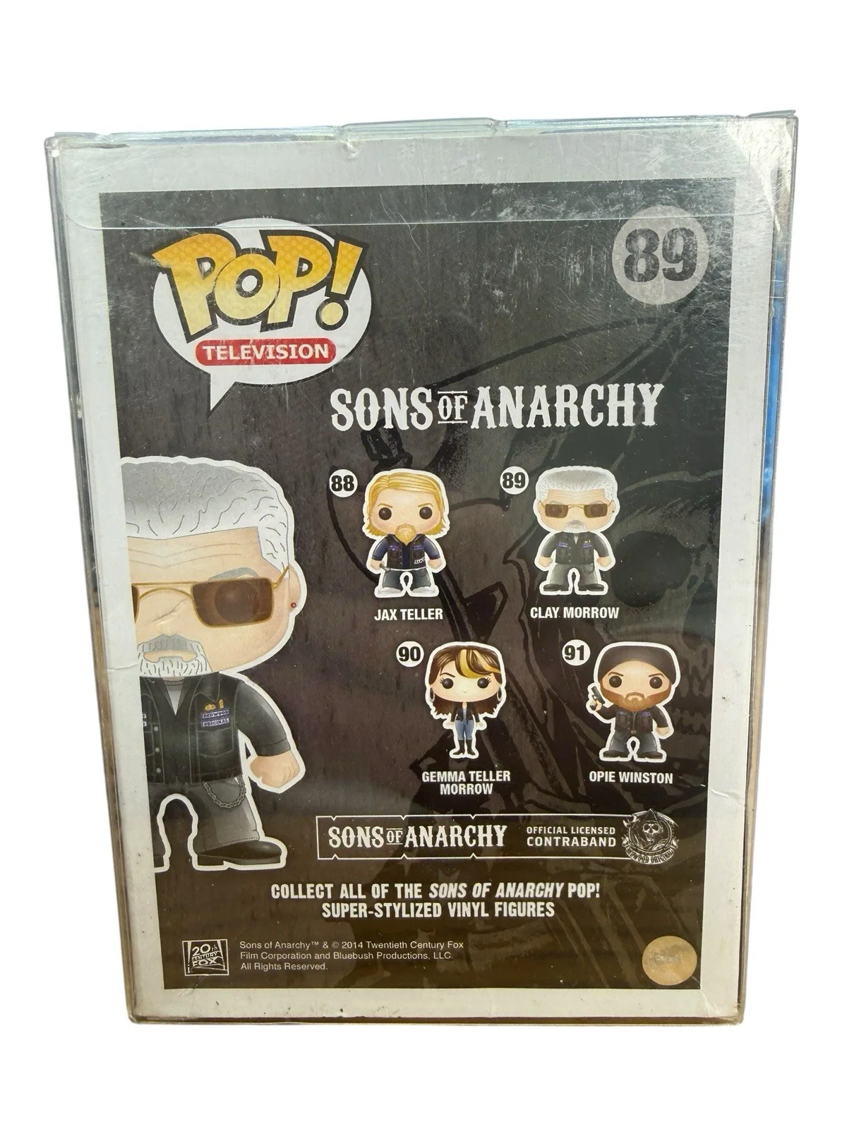 Ron Perlman Signed Clay Morrow Sons Of Anarchy Funko #89 Pinewood Studios Signed, изображение 3