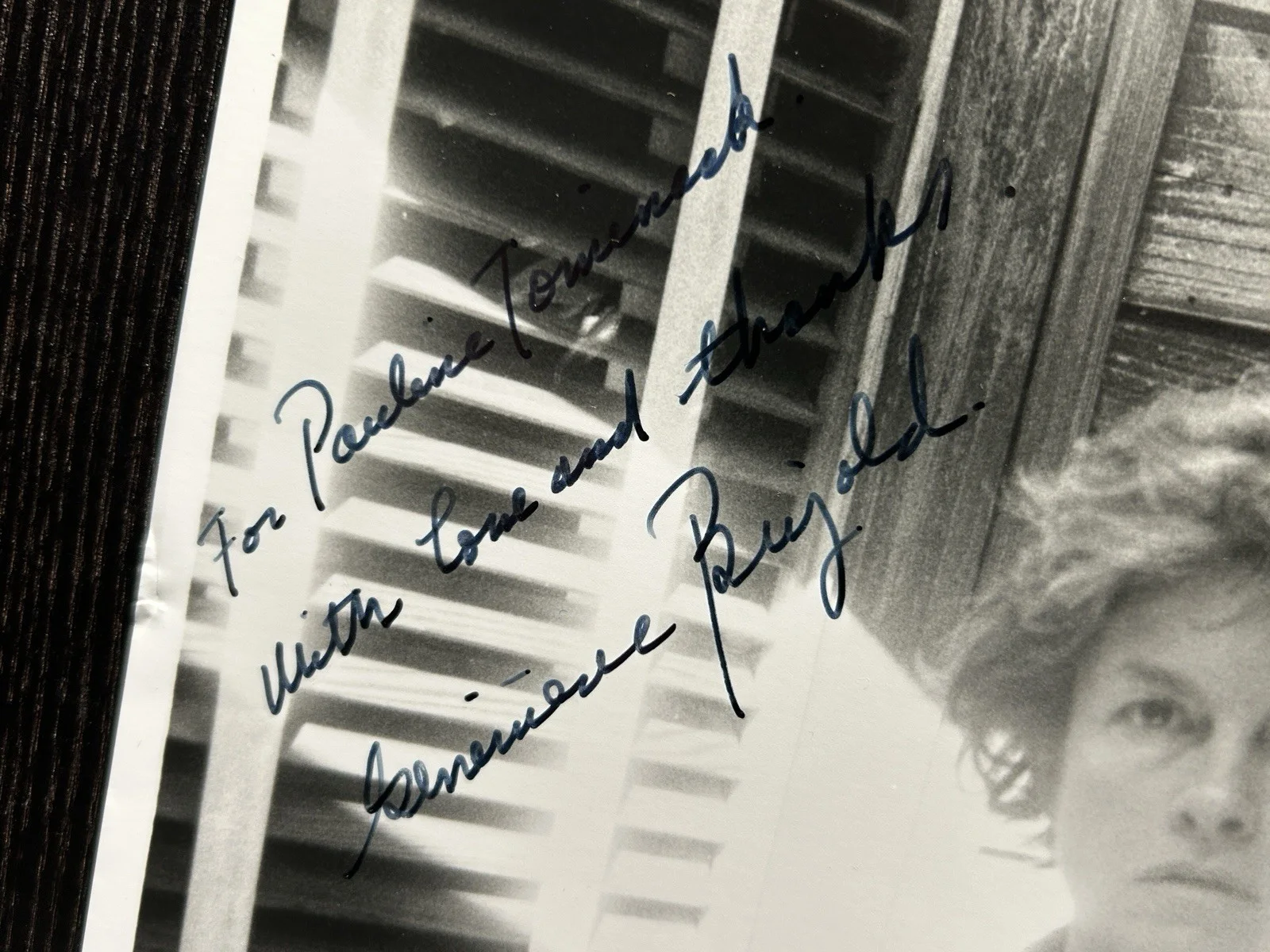 Genevieve Bujold — GENEVIEVE BUJOLD SIGNED PHOTO Original Autograph FRENCH ACTRESS Dead Ringers, изображение 2