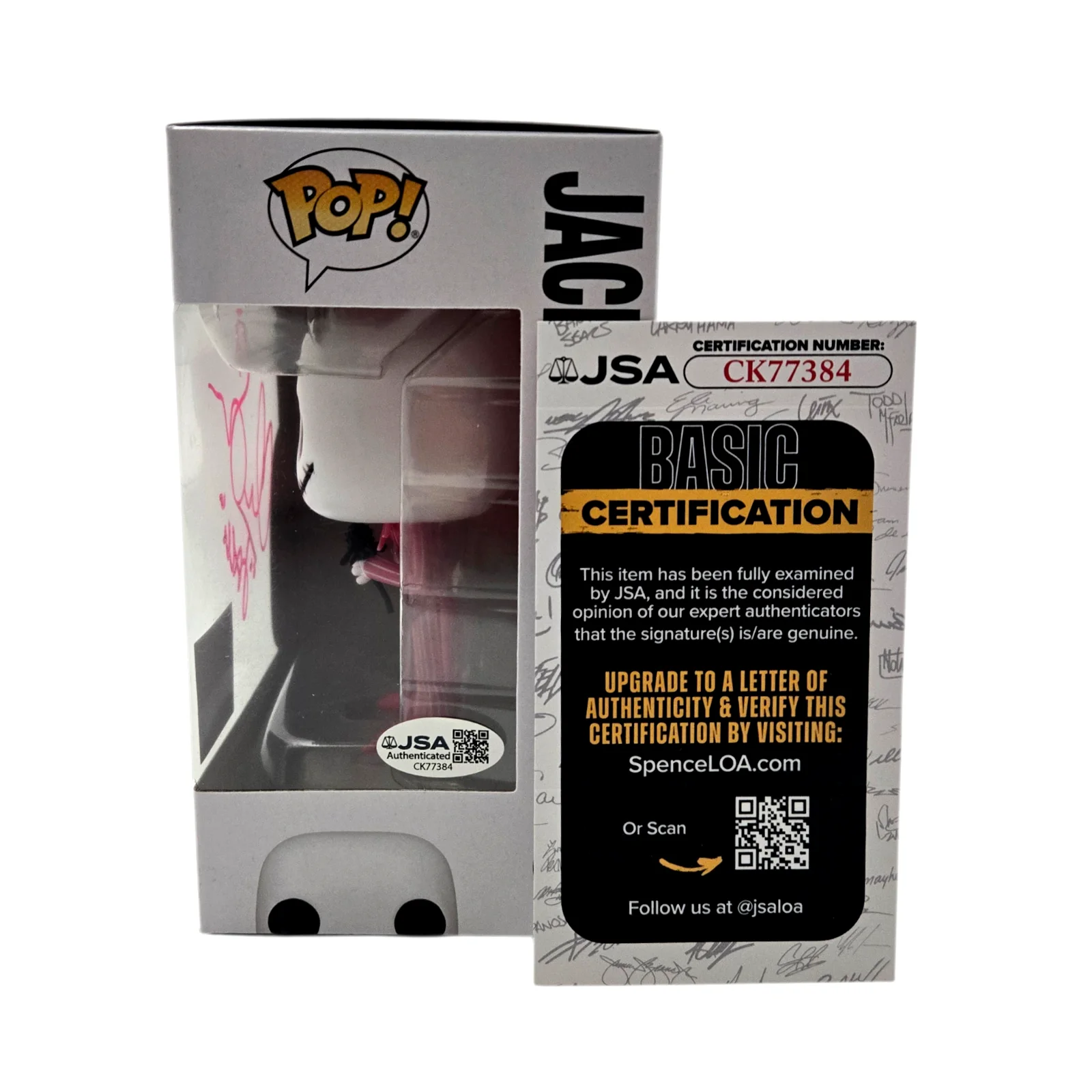 Chris Sarandon — Chris Sarandon Signed Funko Pop Jack Skellington Christmas HT Disney 1168 JSA 84, изображение 2