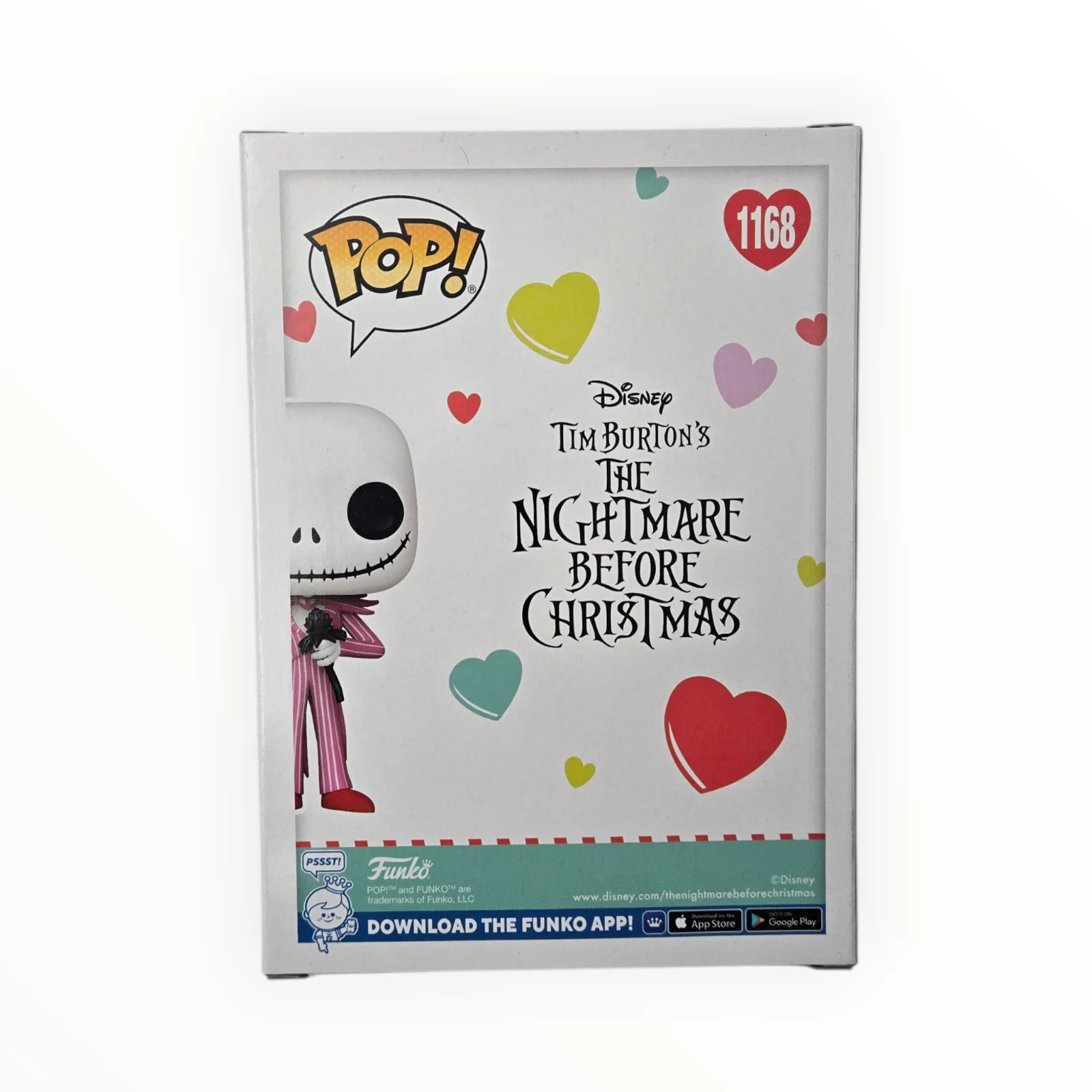 Chris Sarandon — Chris Sarandon Signed Funko Pop Jack Skellington Christmas HT Disney 1168 JSA 84, изображение 3