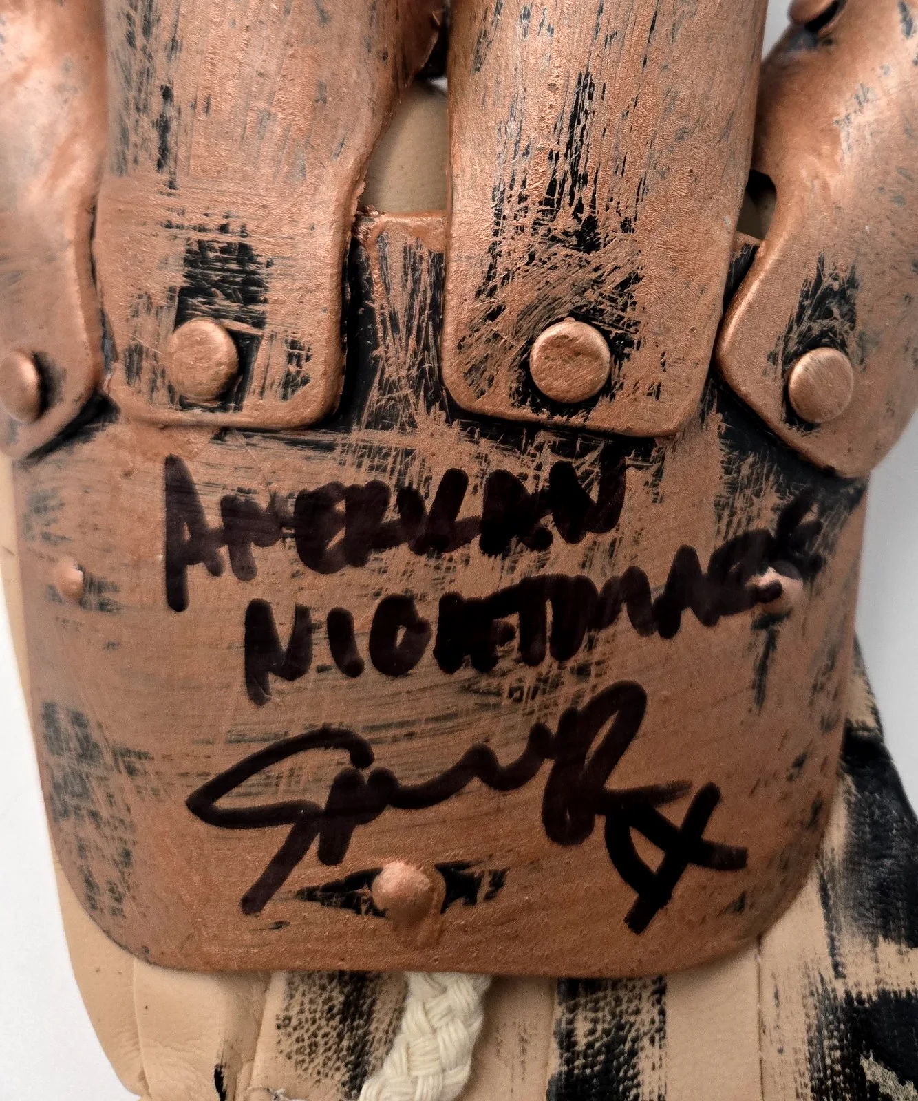 Spencer Charnas Signed Freddy Krueger Glove Ice Nine Kills Autograph Beckett 669, image 2