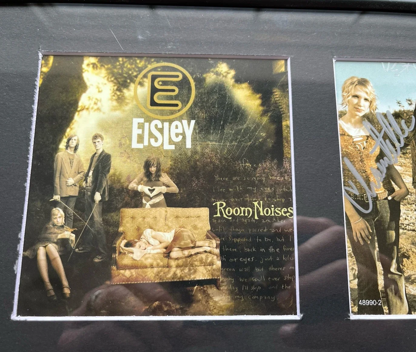 Eisley -'Room Noises' CD Autographed by entire band / Framed, image 3