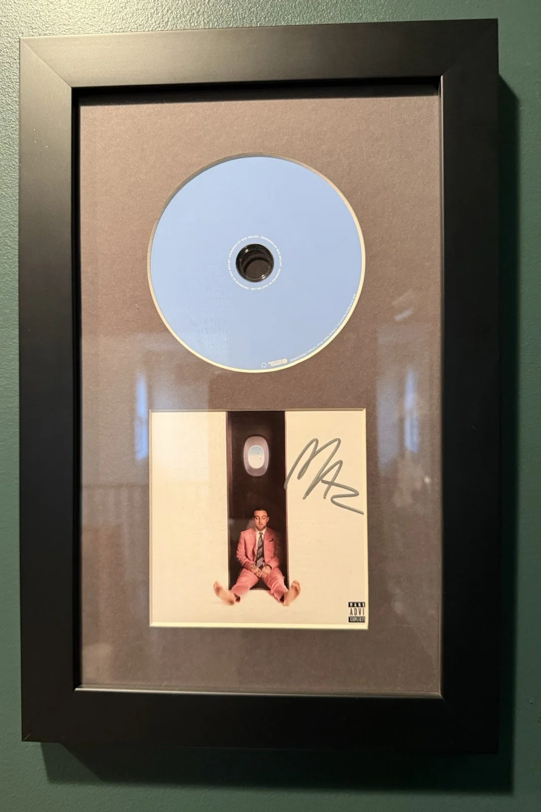 MAC MILLER SIGNED SWIMMING CD 🌊 RARE!! SIGNED AT HOTEL CAFE PERFORMACE, image 2