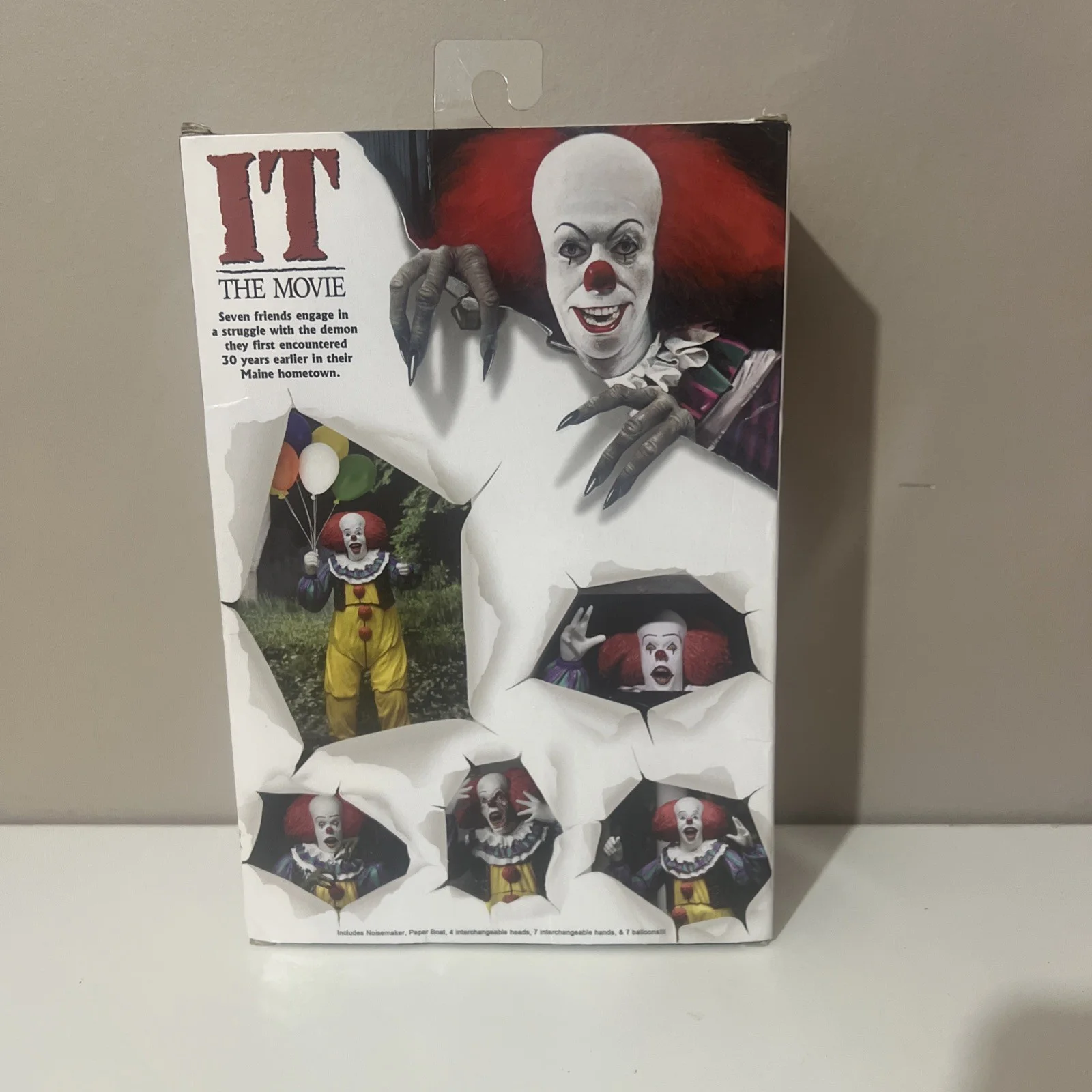 NECA IT The Movie Figure Sealed Box Pennywise Clown Horror, изображение 5