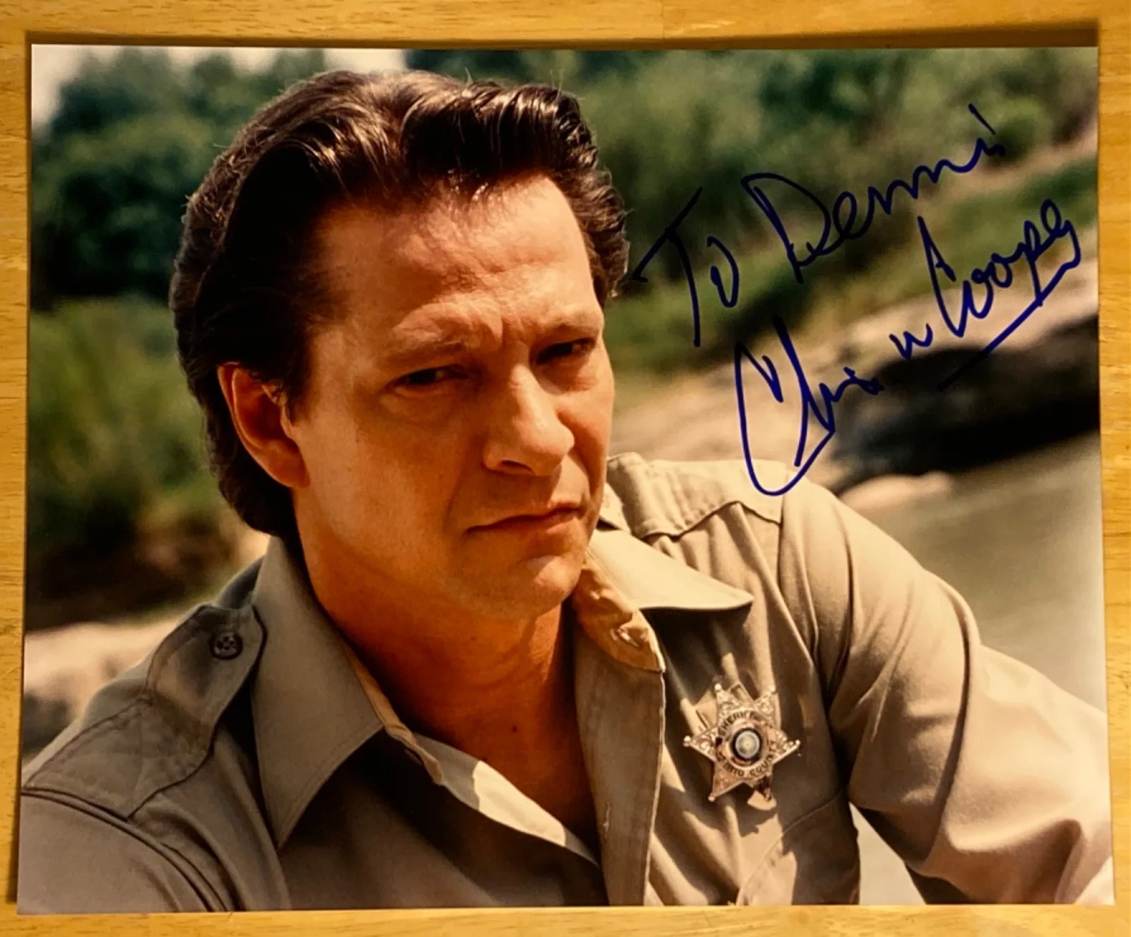 Hand SIGNED Chris Cooper 10x8 Photo Lone Star (Sheriff Sam Deeds), Lonesome Dove, image 2