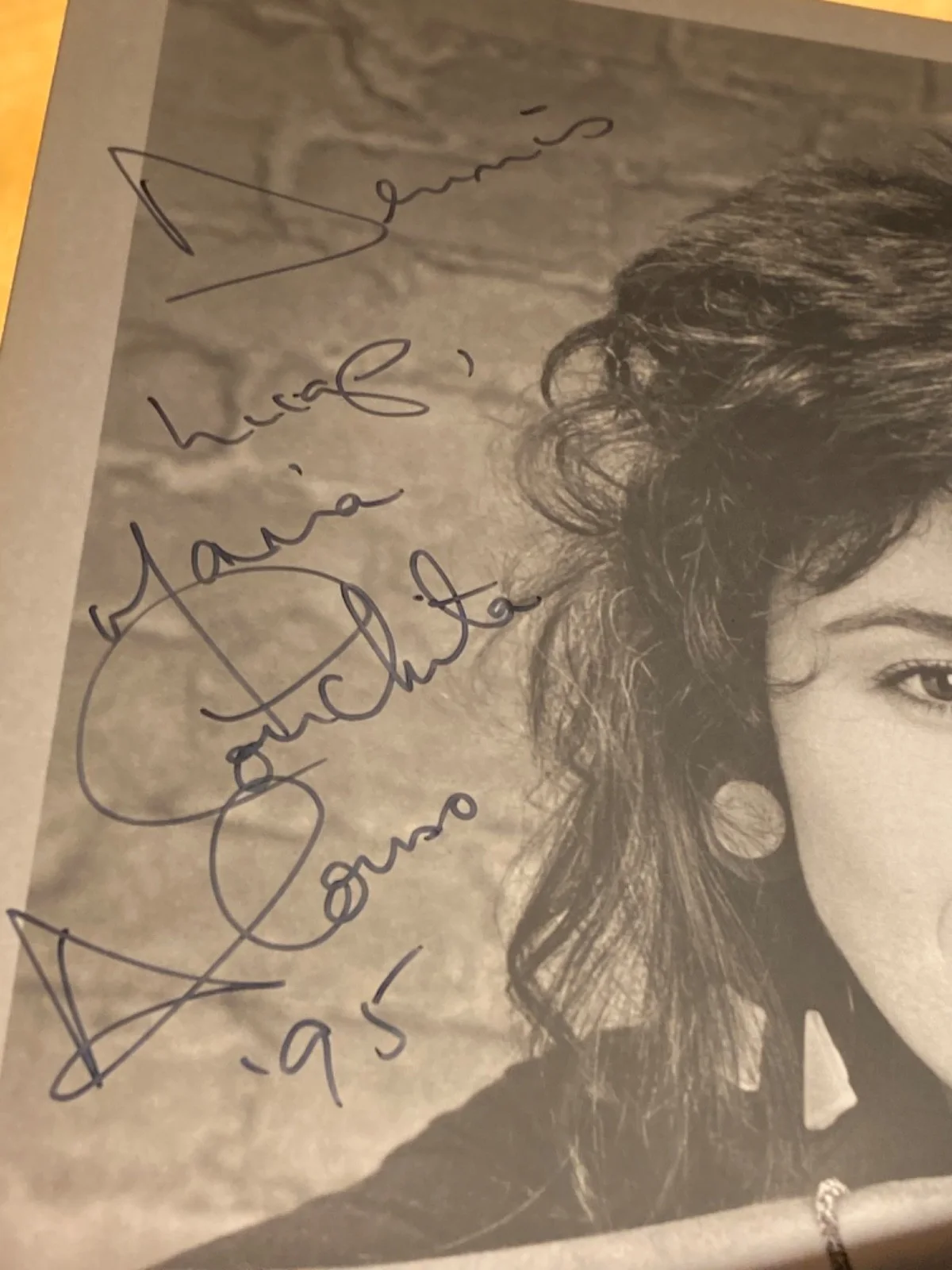 Hand SIGNED Marie Conchita Alonso 8x10 Photo - Predator 2, The Running Man, Actr, image 5