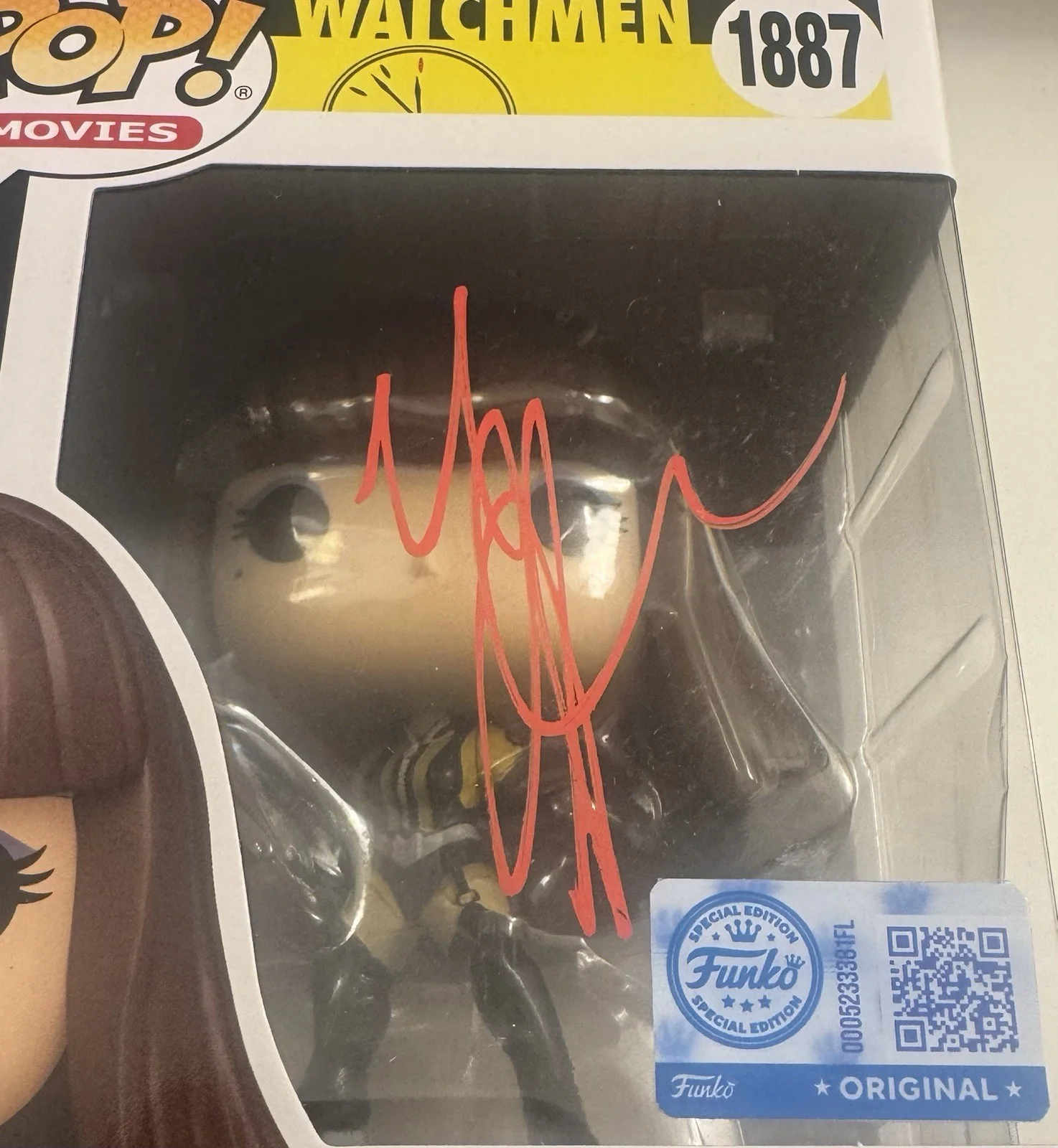 MALIN AKERMAN Autographed Watchmen Silk Spectre Funko Pop 1887 JSA COA SIGNED, изображение 5