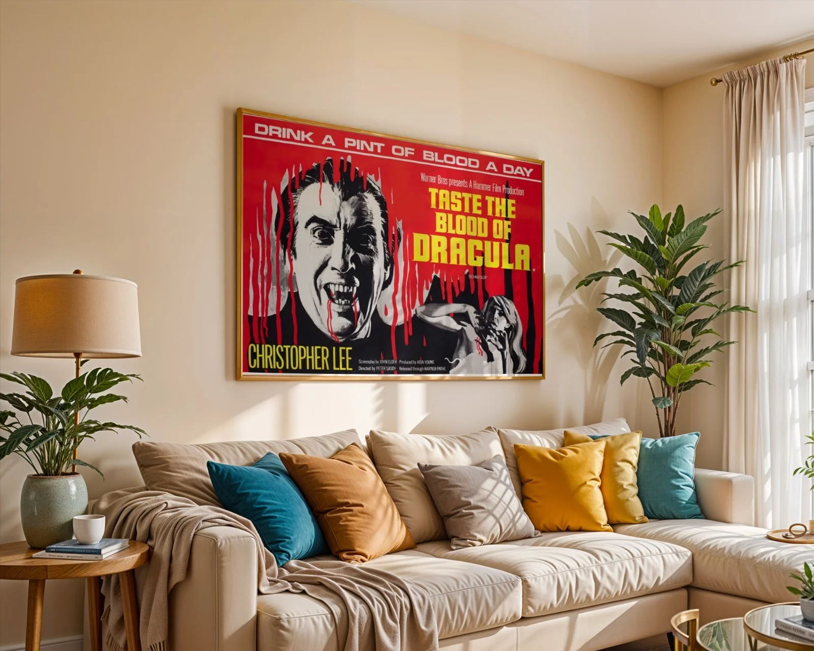 Taste The Blood Of Dracula 1970 Hammer Film - Restored 40" x 30" UK Quad Poster, изображение 5