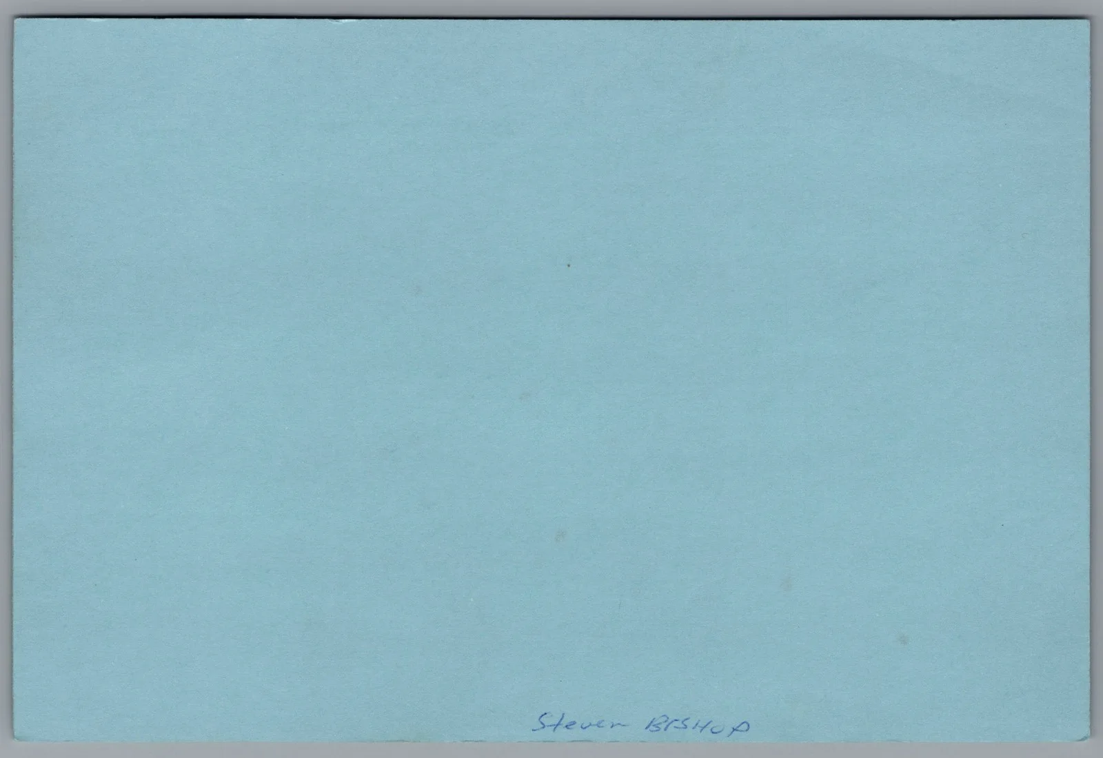 Stephen Bishop — Stephen Bishop Signed 4x6 Index Card Singer Songwriter Autographed, image 2