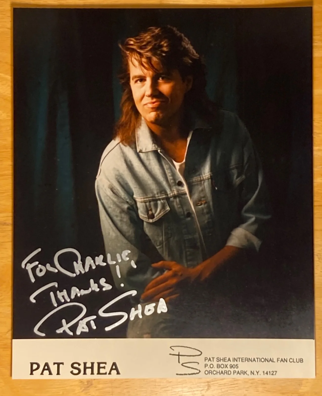 Hand SIGNED Pat Shea 8x10 Fan Club Photo - Country - The Road Less Traveled, изображение 2