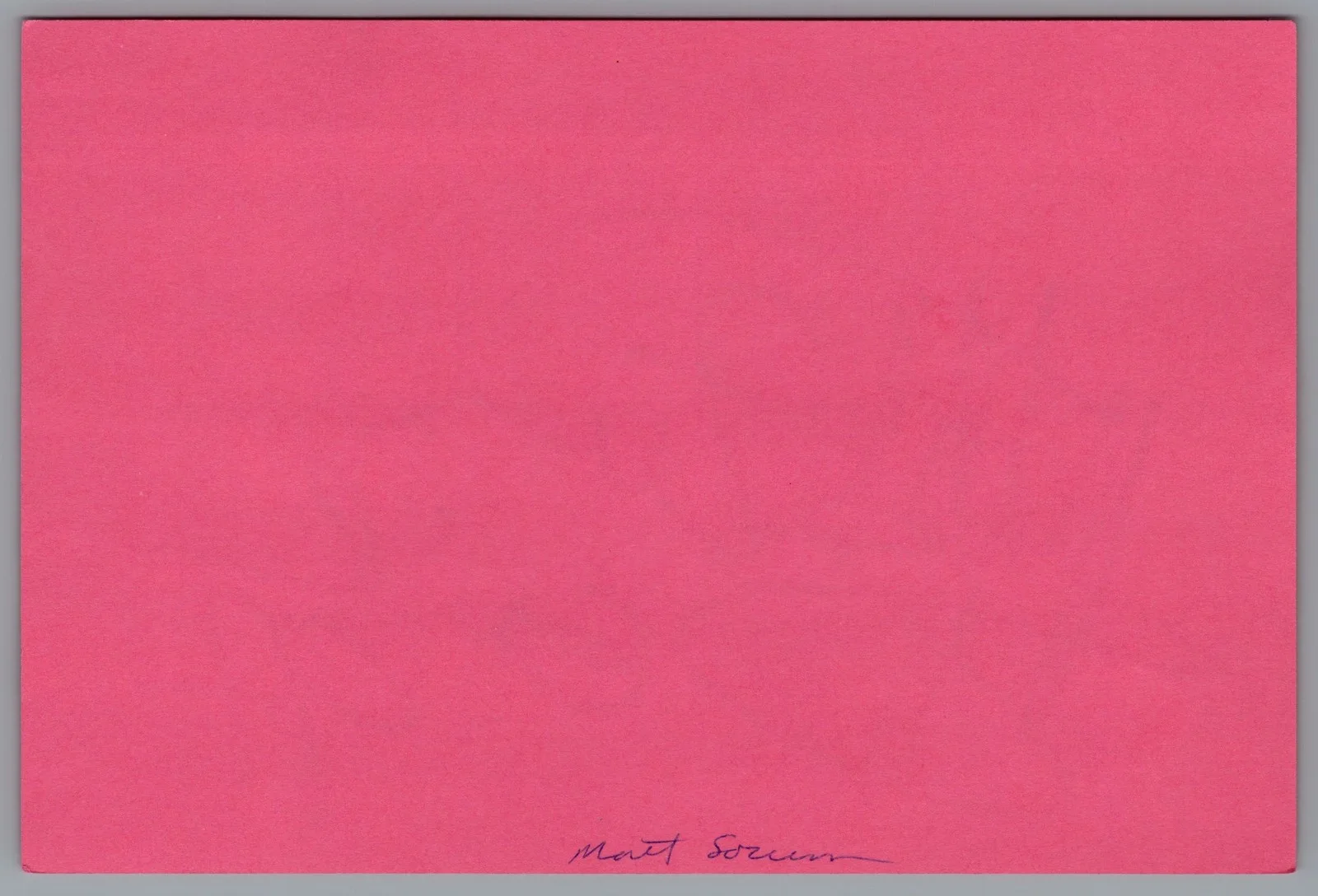 Matt Sorum — Matt Sorum Signed 4x6 Index Card Guns N' Roses Drummer Autographed, изображение 2