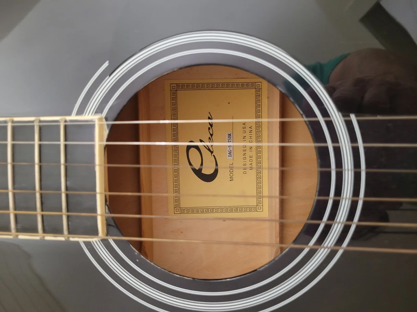 Bob Dylan Autographed Black Eleca Autistic Guitar Signed Authenticated, image 5