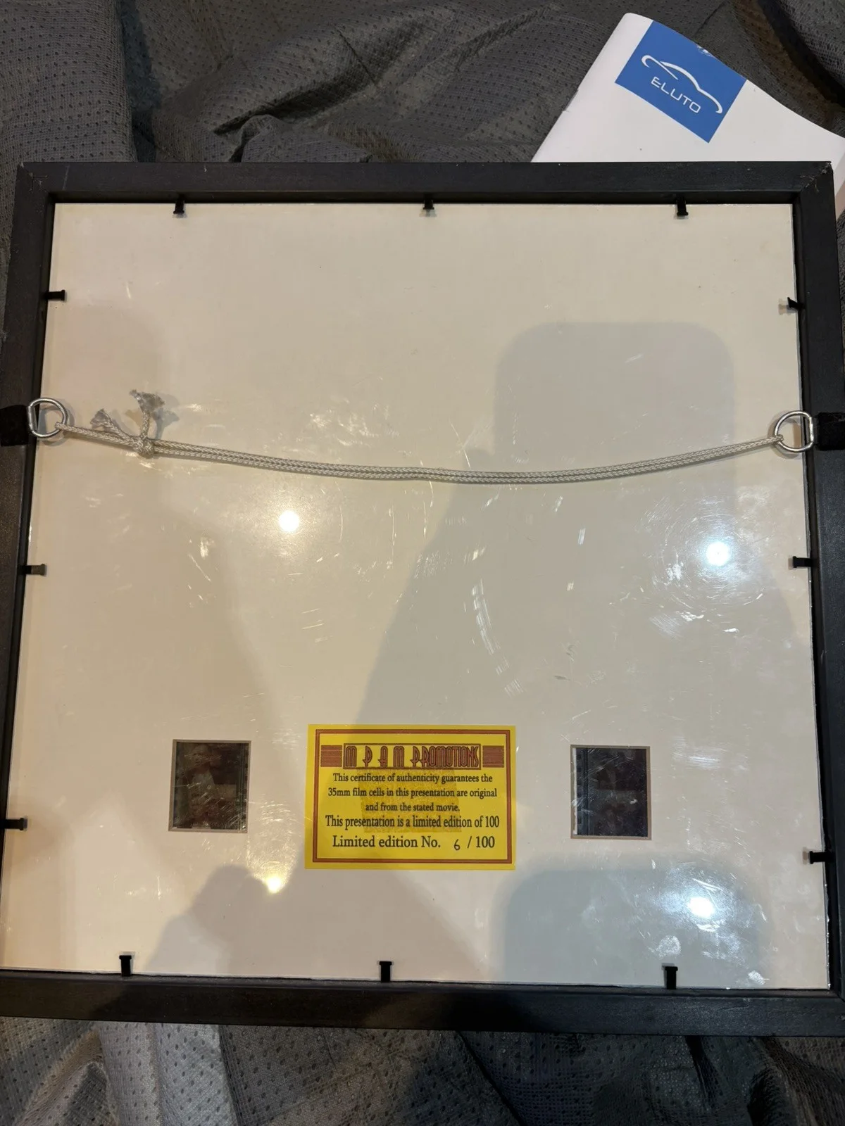 THE GODFATHER- Original 35mm Film Cell - Frame Display-LTD ED 6/100, изображение 3