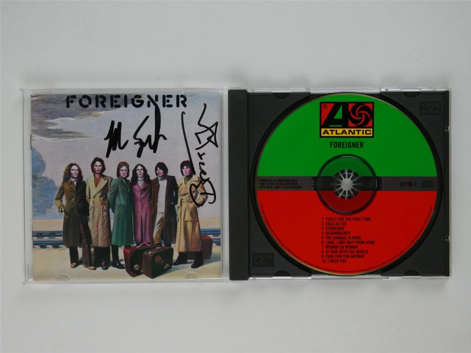 Foreigner Signed CD Booklet Bruce Turgon Mark Schulman Booklet Autographed, изображение 4