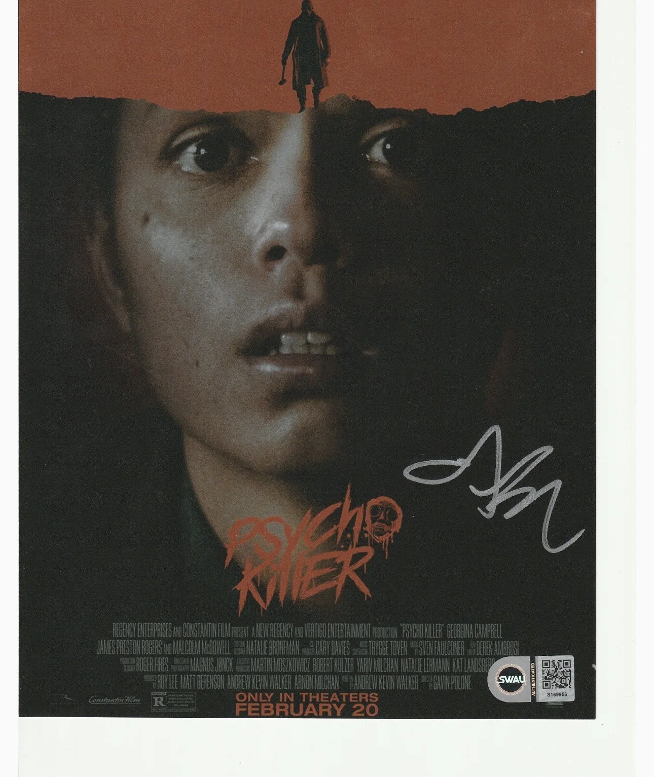 James Preston Rogers — James Preston Rogers signed 8x10 Photo Psycho Killer SWAU Authentication Coa 5