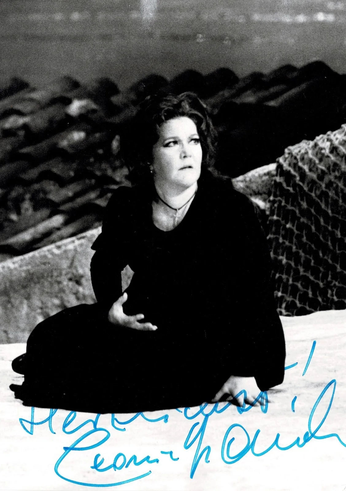 Lot of 3 Autographs Opera Singers Gwyneth Jones Leonie Rysanek Fassbaender, изображение 4
