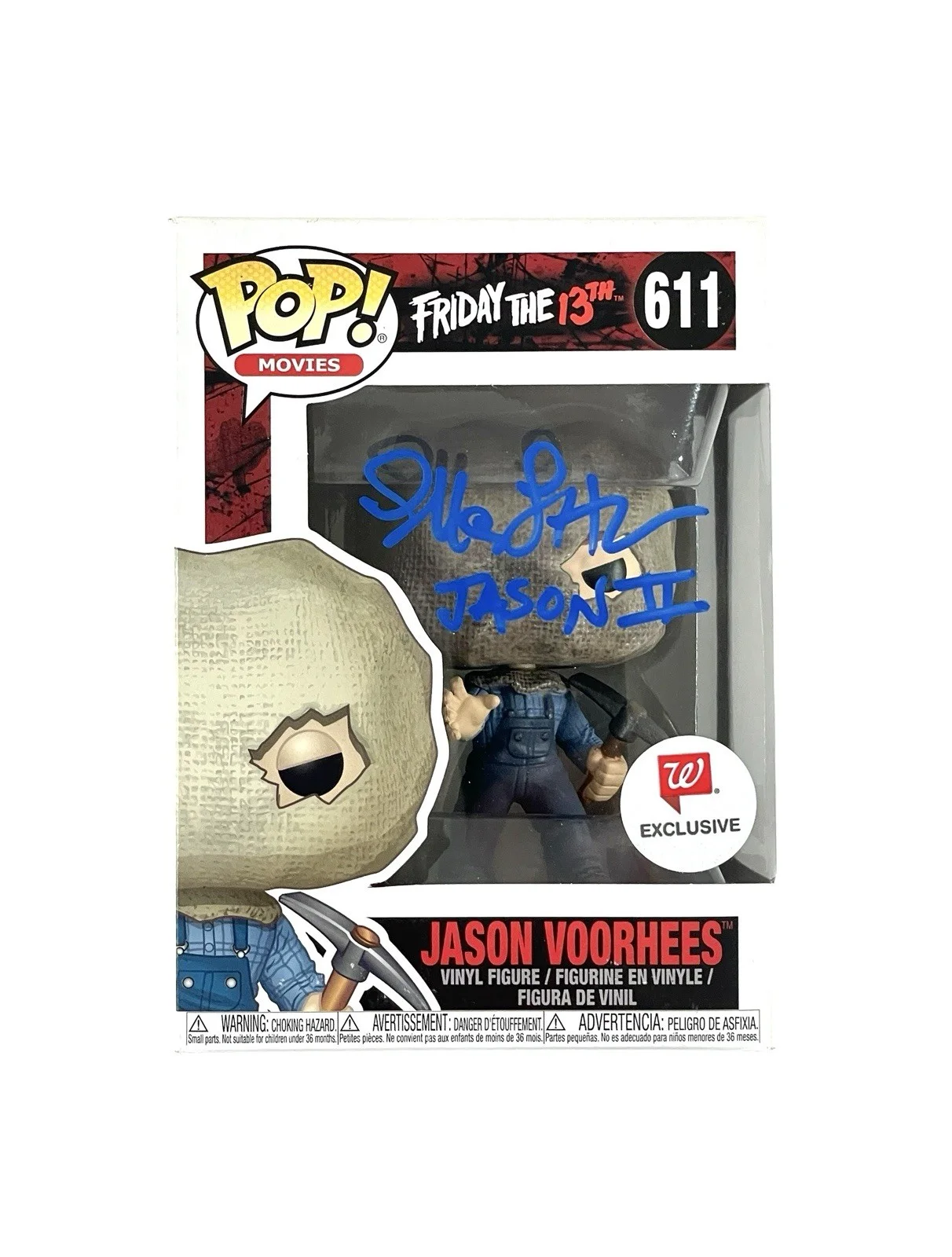 Ellen Lutter — Friday the 13th Part 2 Ellen Lutter Signed Sack Head Jason Voorhees Funko Pop, изображение 2