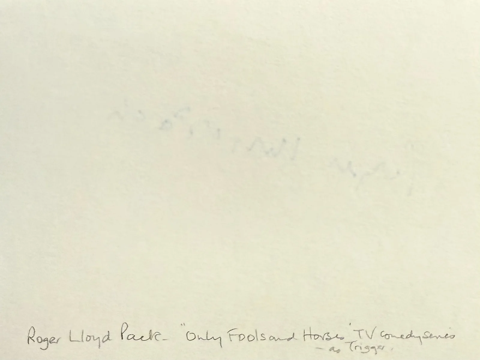 Roger Lloyd Pack — ROGER LLOYD PACK Signed Autographed 4"x 5" ALBUM PAGE Tinker Tailor Soldier Spy, изображение 2