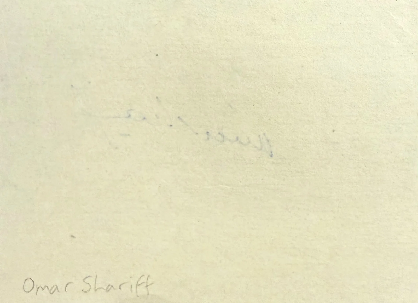 Omar Sharif — OMAR SHARIF Signed Autograph 4"x 5" ALBUM PAGE Doctor Zhivago Lawrence of Arabia, изображение 2