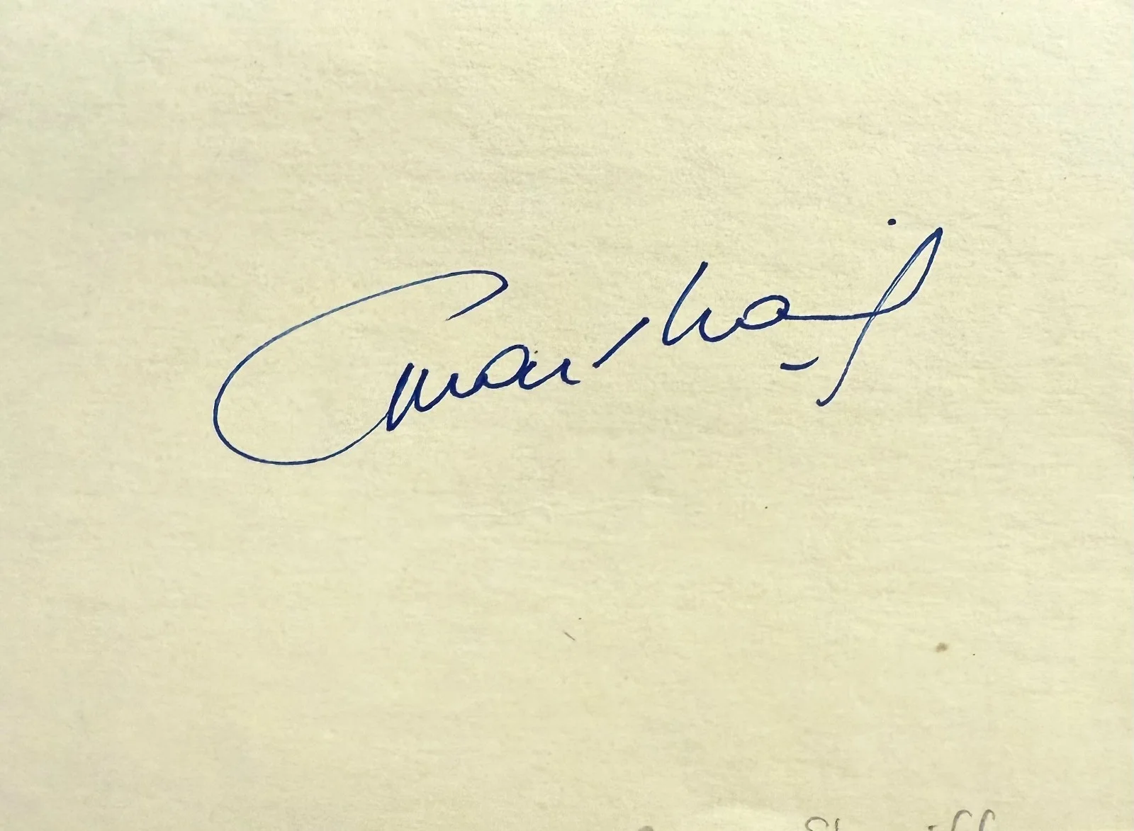 Omar Sharif — OMAR SHARIF Signed Autograph 4"x 5" ALBUM PAGE Doctor Zhivago Lawrence of Arabia, изображение 3