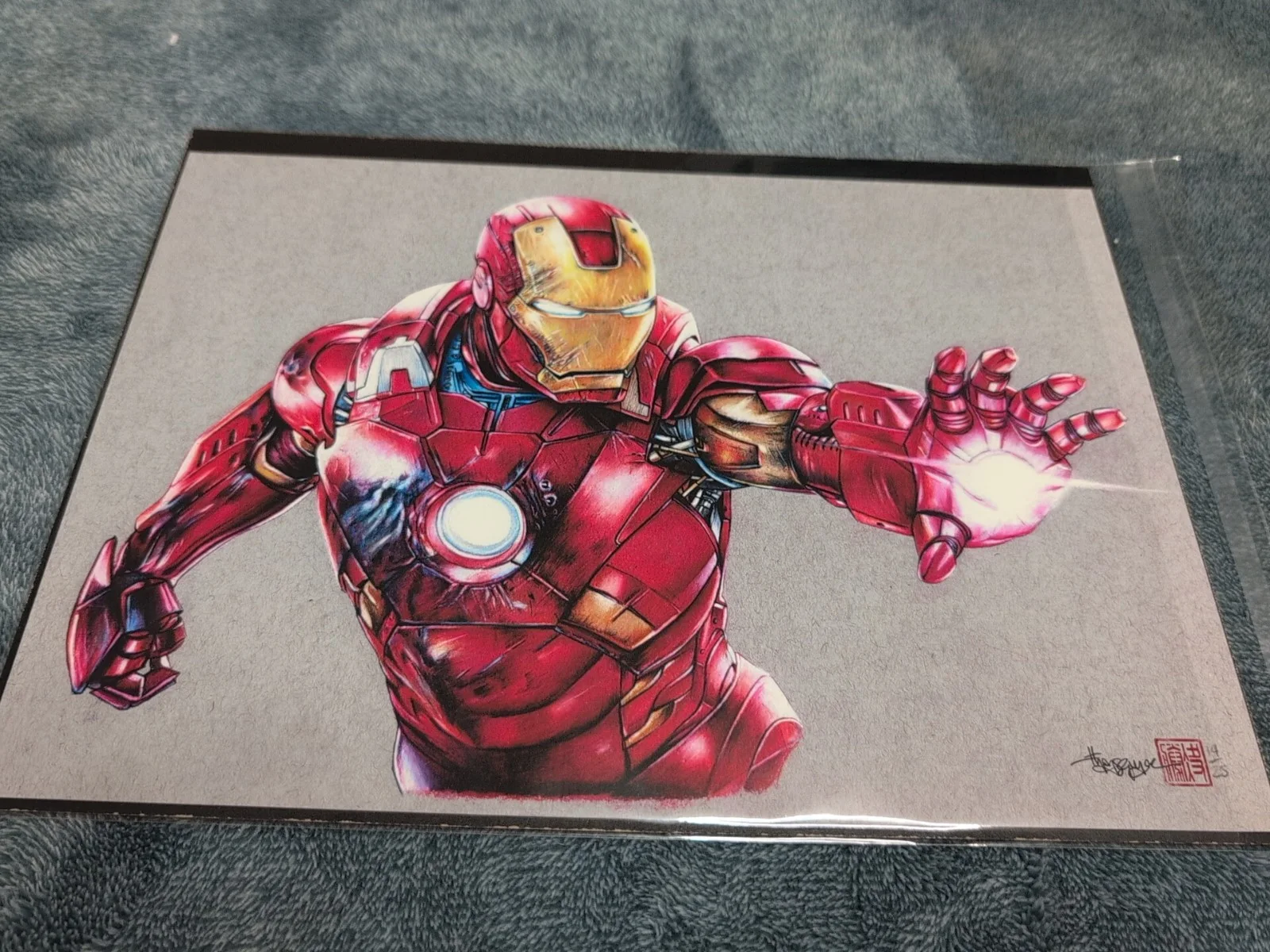 THANG NGUYEN — THANG NGUYEN Signed-Marvel Comics-"IRON MAN" 8x12 LE Giclee on Fine Art Paper
