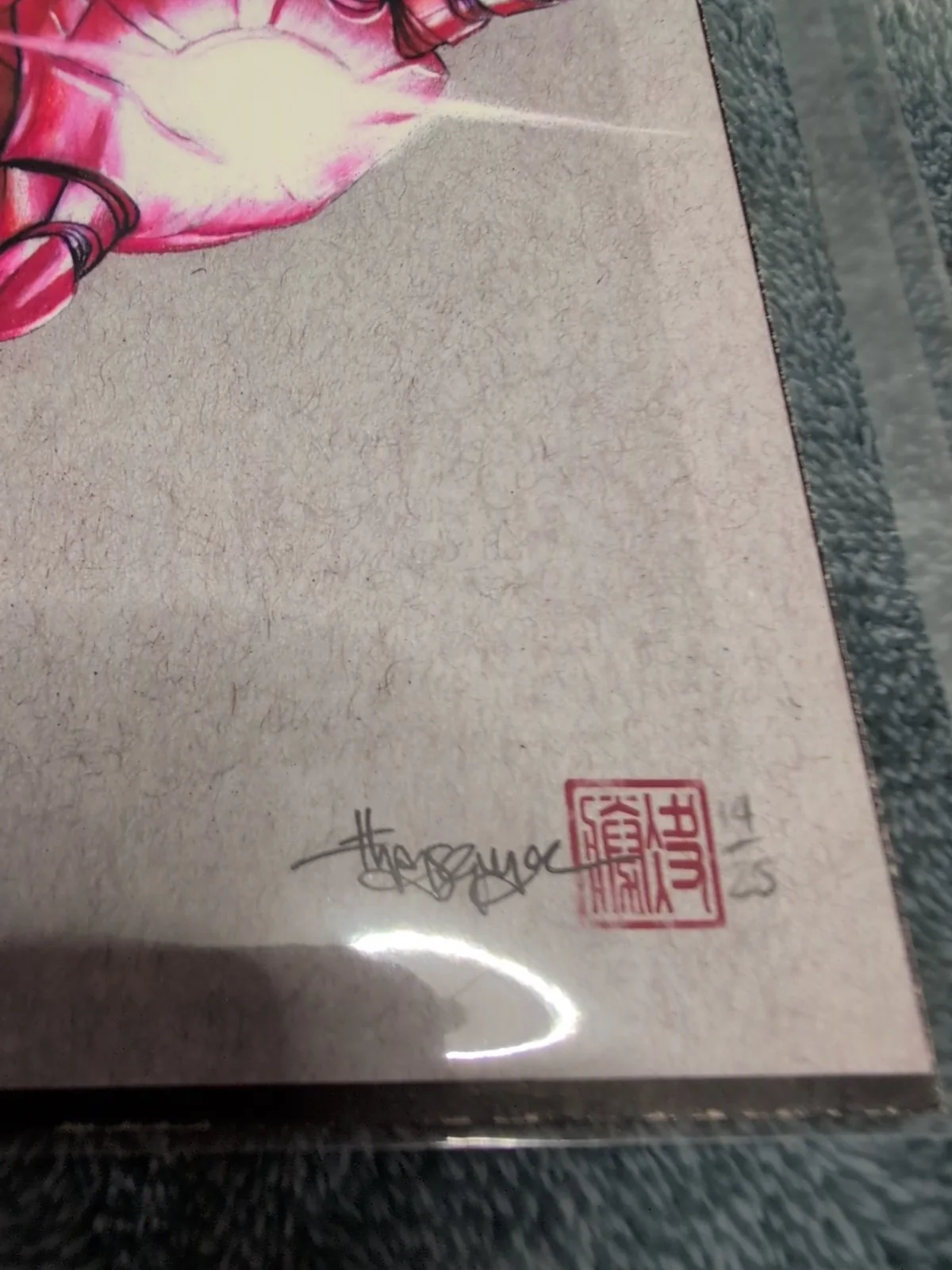 THANG NGUYEN — THANG NGUYEN Signed-Marvel Comics-"IRON MAN" 8x12 LE Giclee on Fine Art Paper, image 2