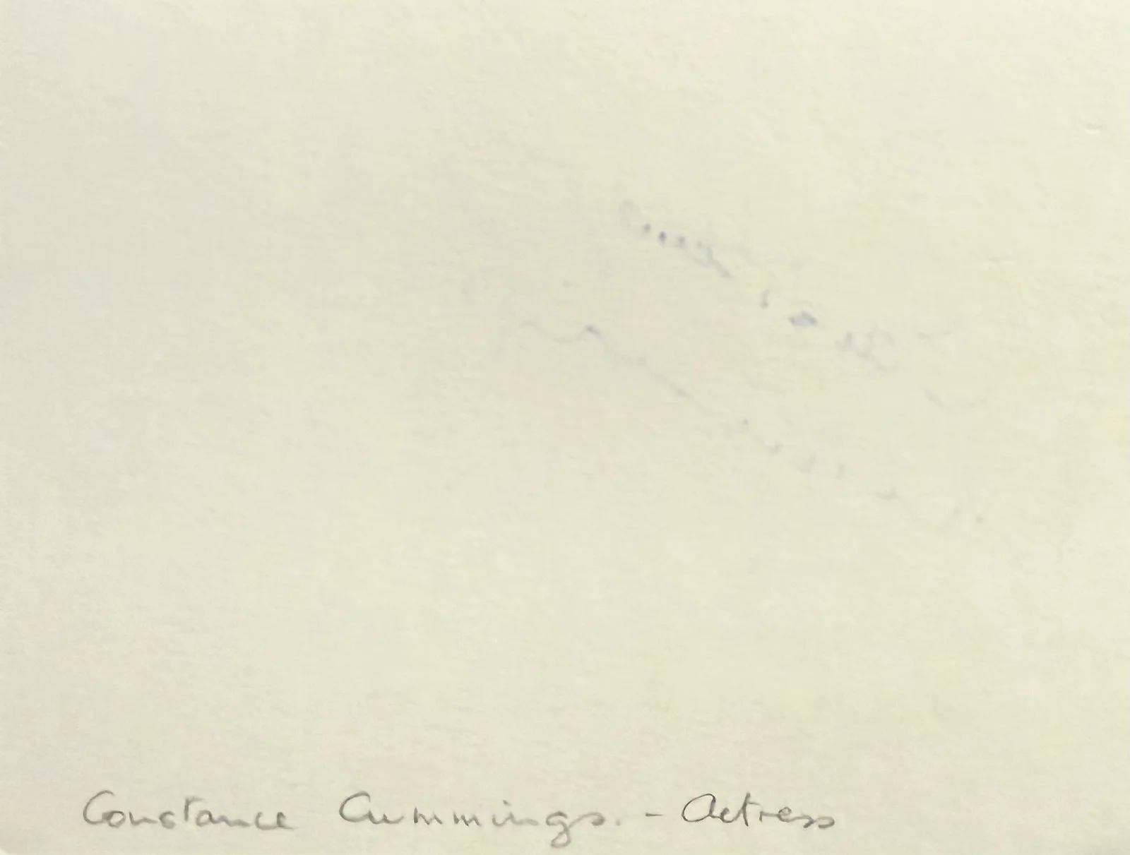 Constance Cummings — CONSTANCE CUMMINGS Autographed Signed 4"x 5" ALBUM PAGE Behind the Mask GLAMOUR, изображение 2