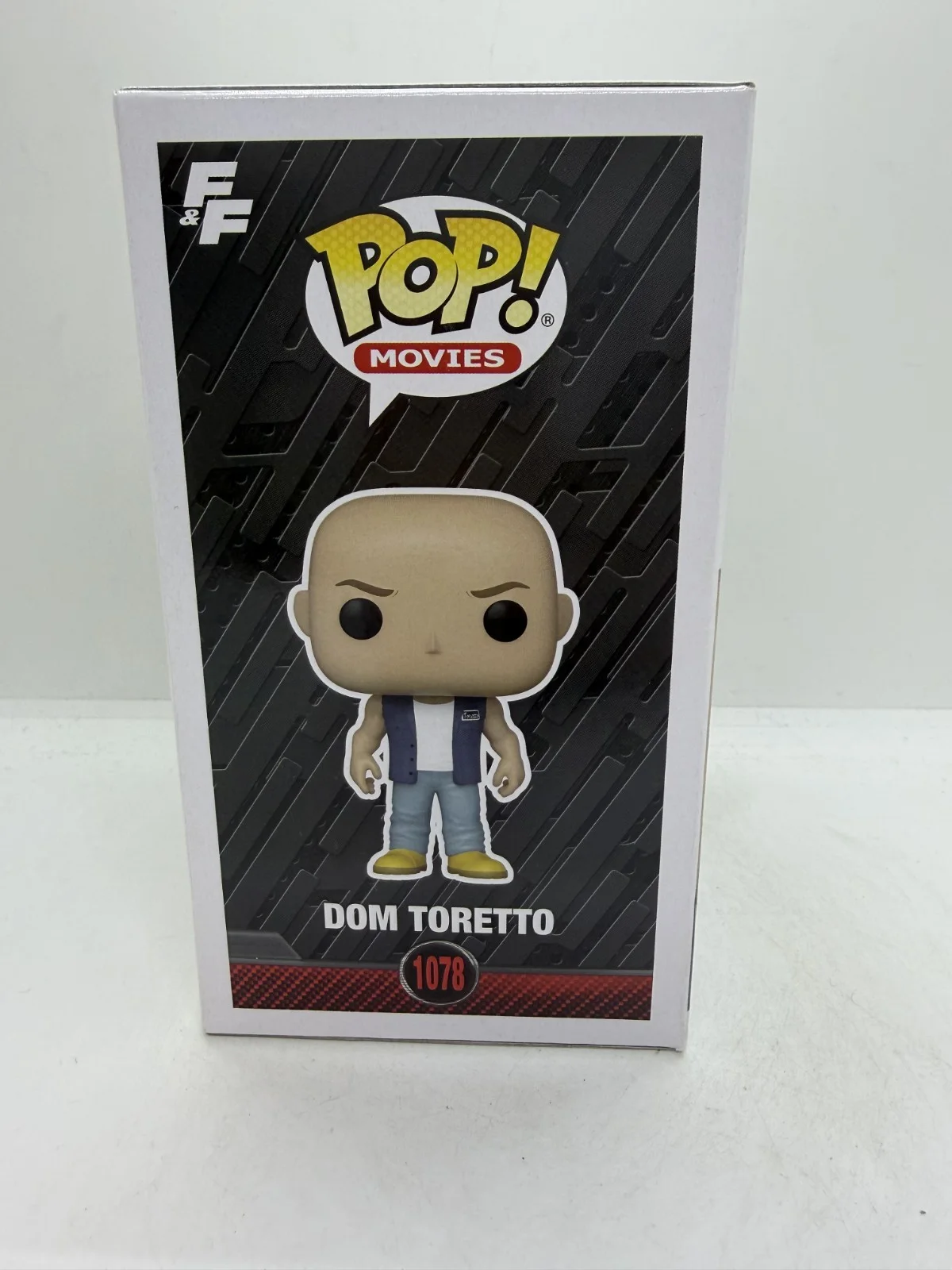 vin diesel — Vin Diesel Signed Fast & Furious Dom Toretto Funko Pop #1078 SWAU, image 4