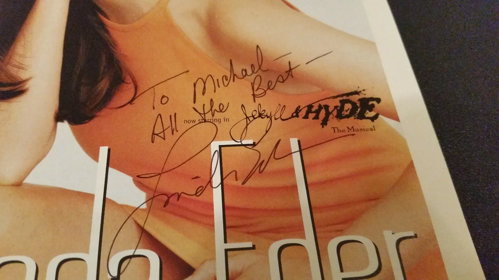 Linda Eder — Linda Eder Autographed Color magazine picture Guaranteed 2 Pass Actress, изображение 2