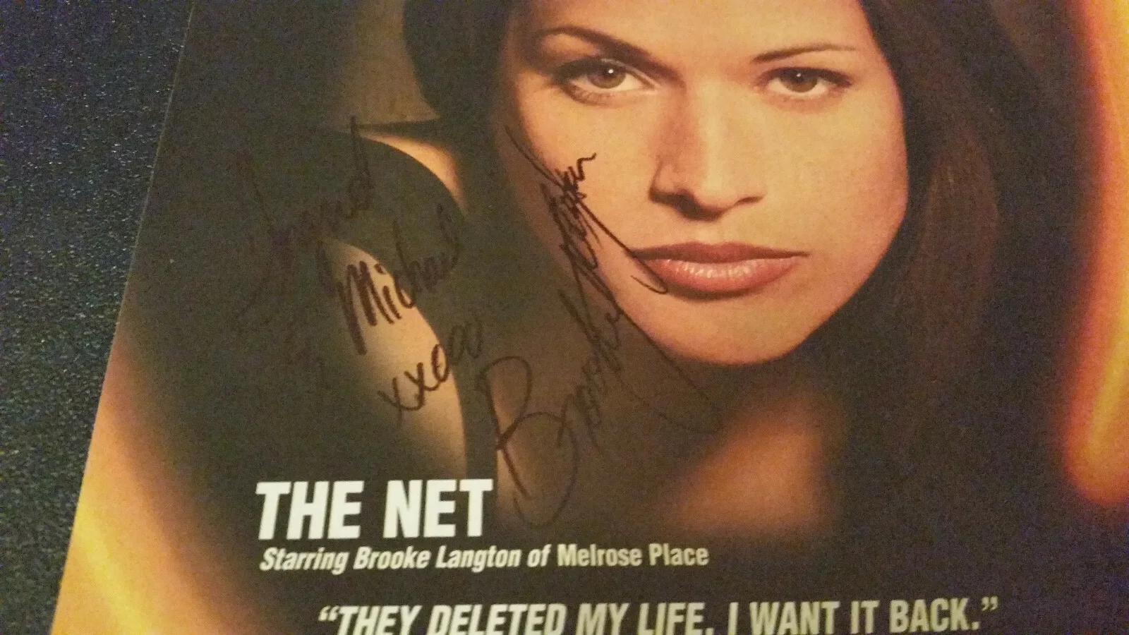 Brooke Langton — Brooke Langton Autographed Color magazine picture Guaranteed 2 Pass Actress, image 2