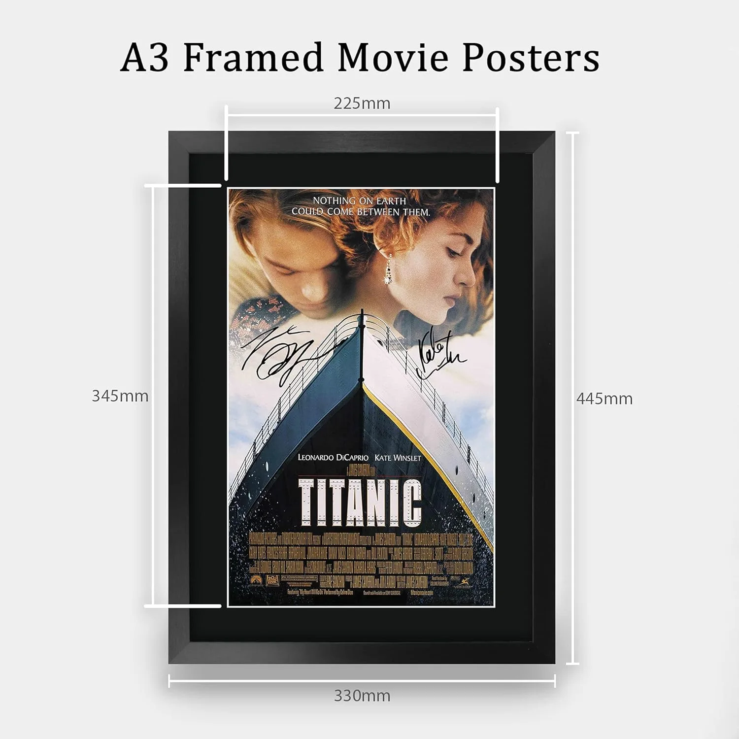 Titanic Leonard Dicaprio, Kate Winslet Gifts Printed Signed Autograph Picture fo, image 2
