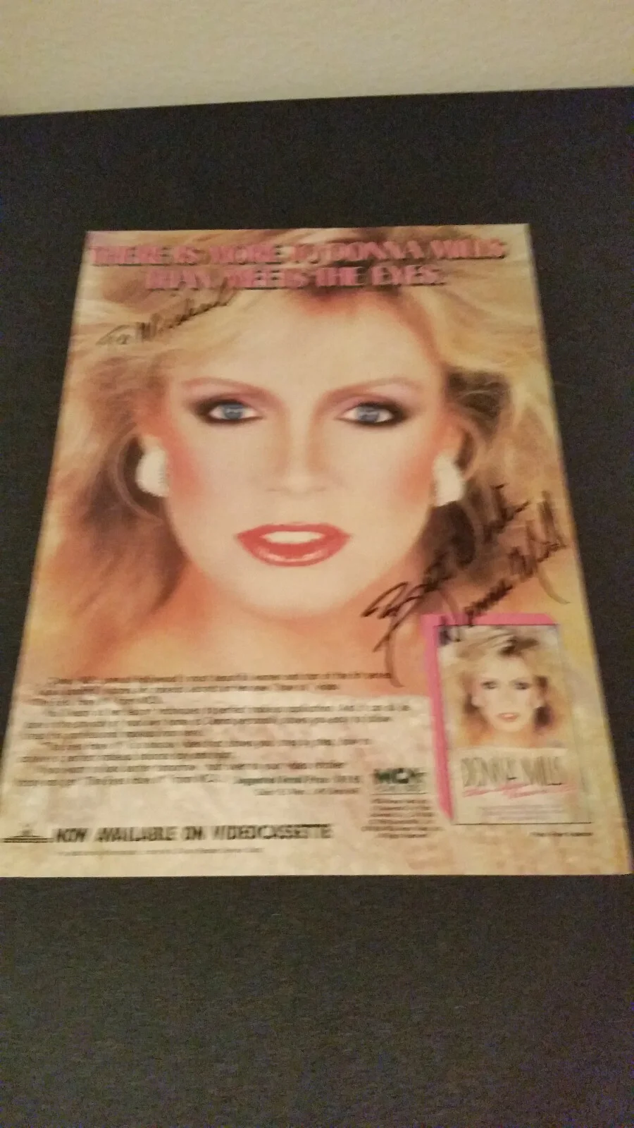 Donna Mills — Donna Mills Autographed Color magazine picture Guaranteed 2 Pass Actress