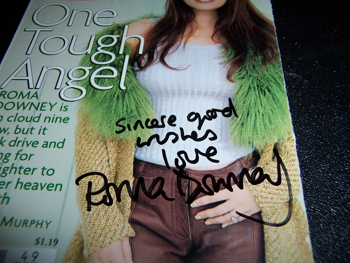 Roma Downey — Roma Downey Autographed Color magazine picture Guaranteed 2 Pass Actress, image 2