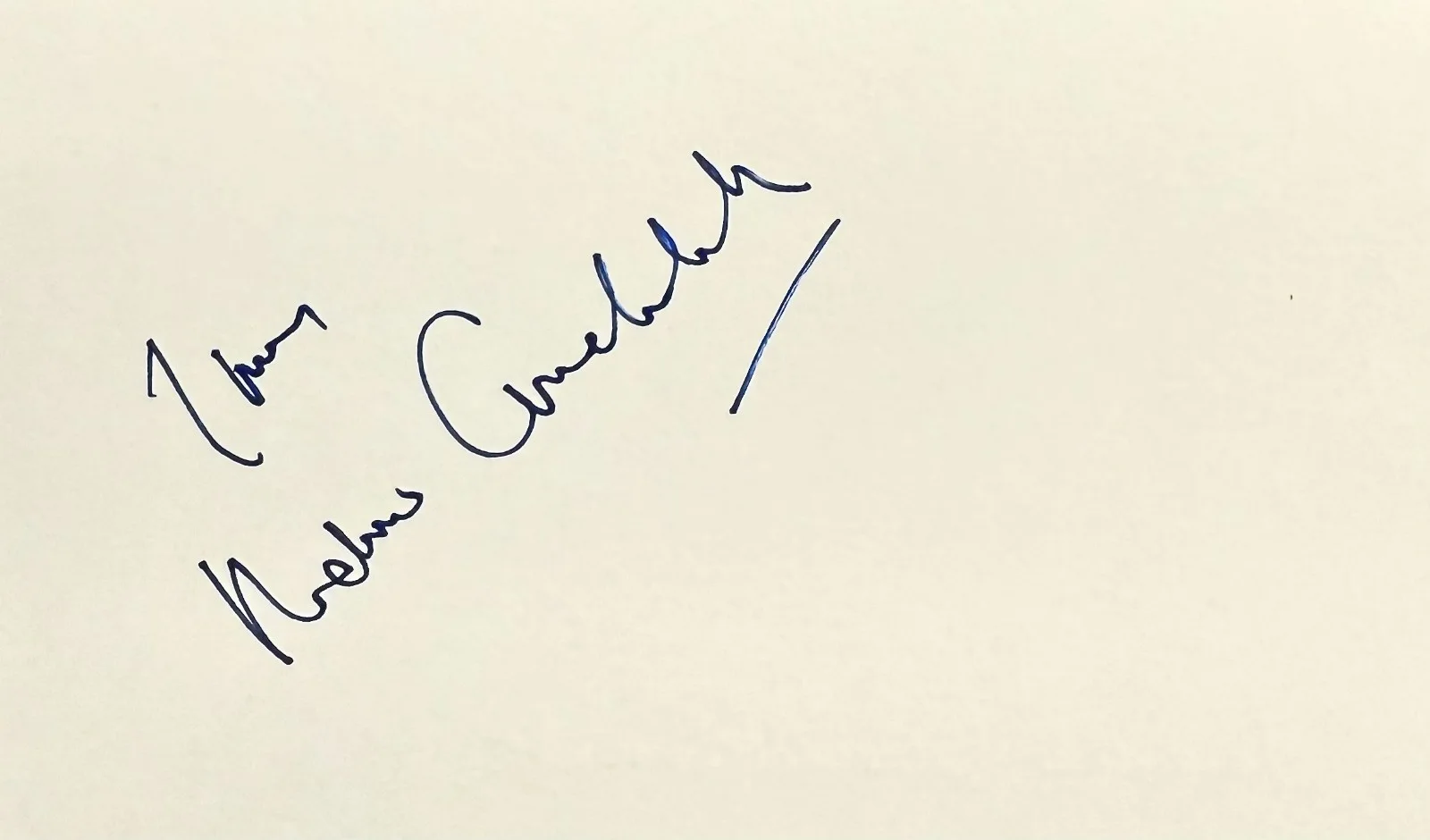 Andrew Cruickshank — ANDREW CRUICKSHANK Signed Autograph 3x5 INDEX CARD Dr. Finlay's Casebook Wagner, изображение 3