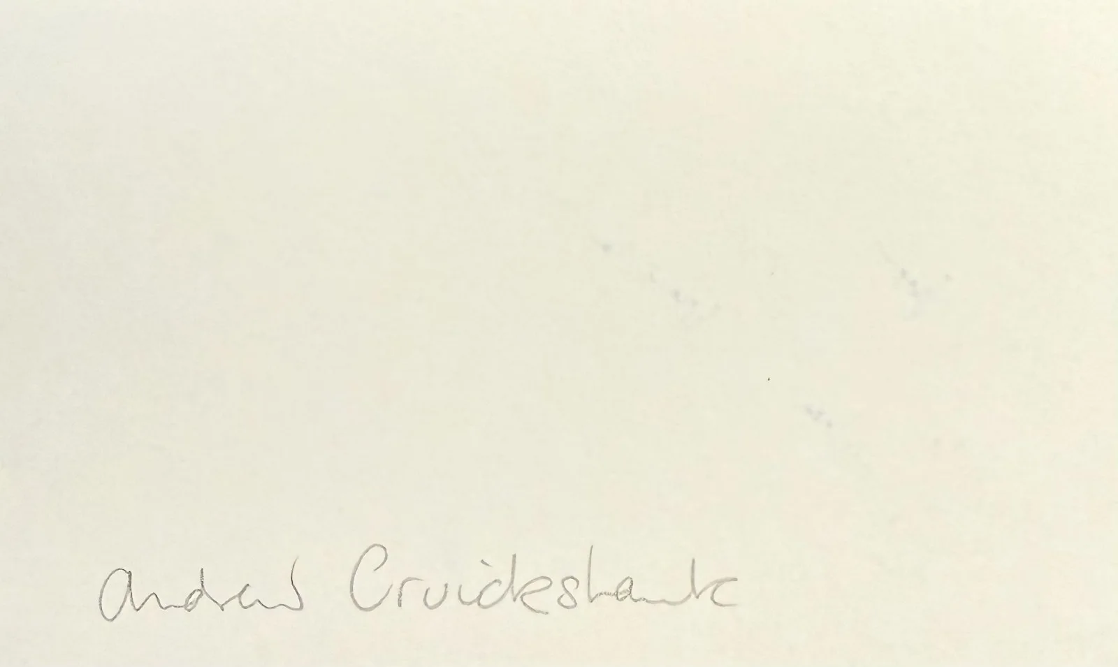 Andrew Cruickshank — ANDREW CRUICKSHANK Signed Autograph 3x5 INDEX CARD Dr. Finlay's Casebook Wagner, изображение 4