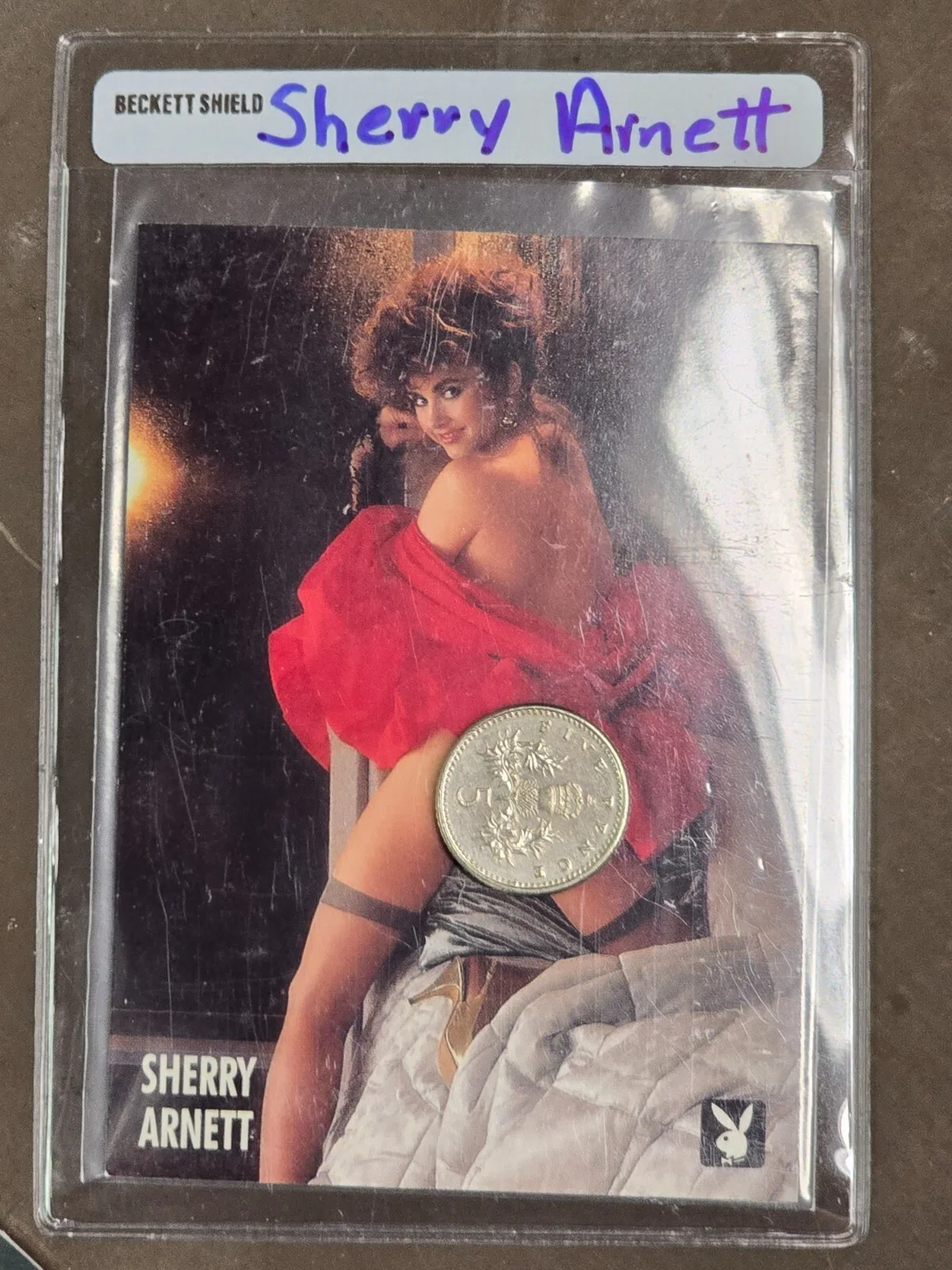 Sherry Arnett — Miss January 1986, Sherry Arnett Card - Autographed!!!, изображение 2
