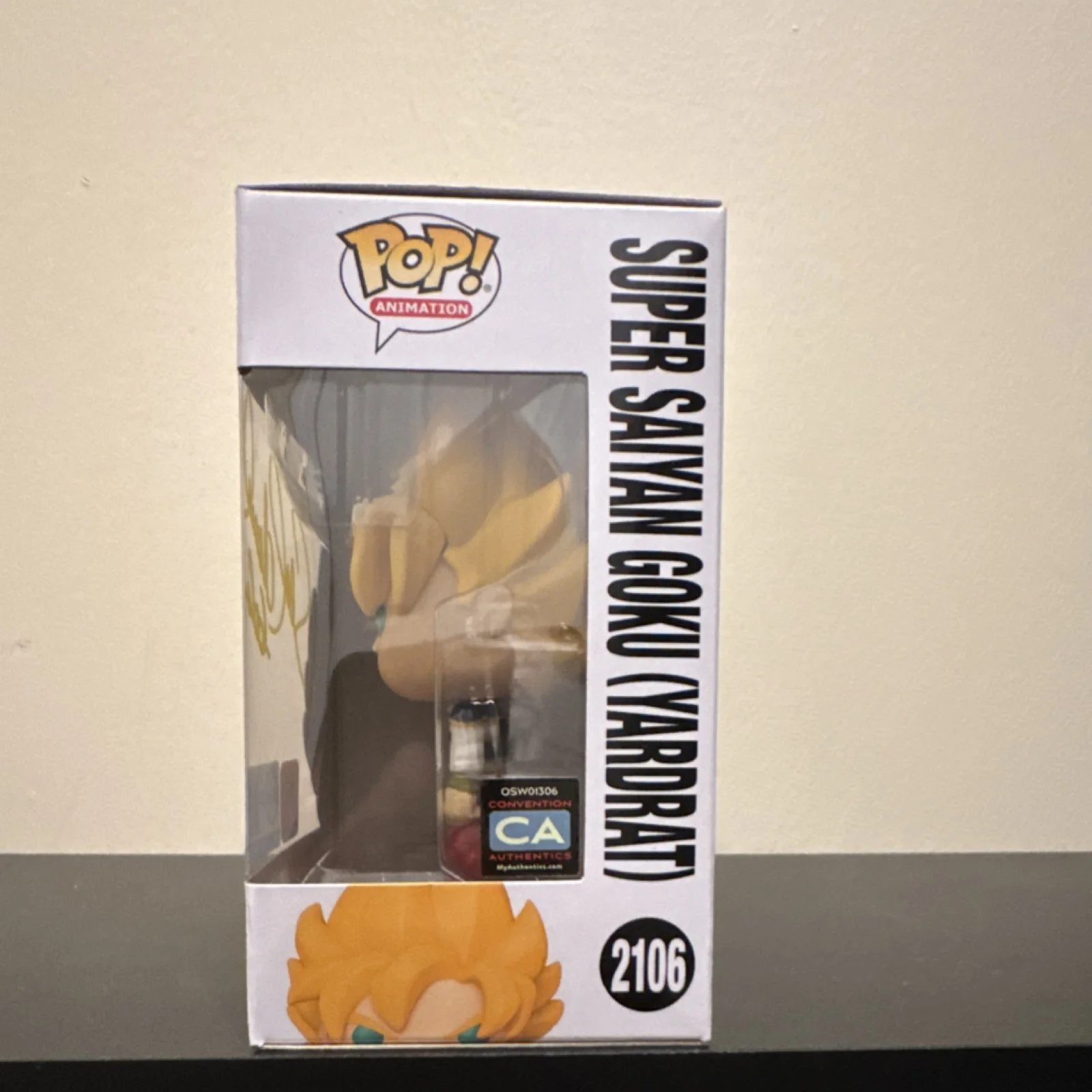 Sean Schemmel — Funko Pop Dragon Ball Z Super Saiyan Goku Yardrat Signed Sean Schemmel Authenti…, изображение 2