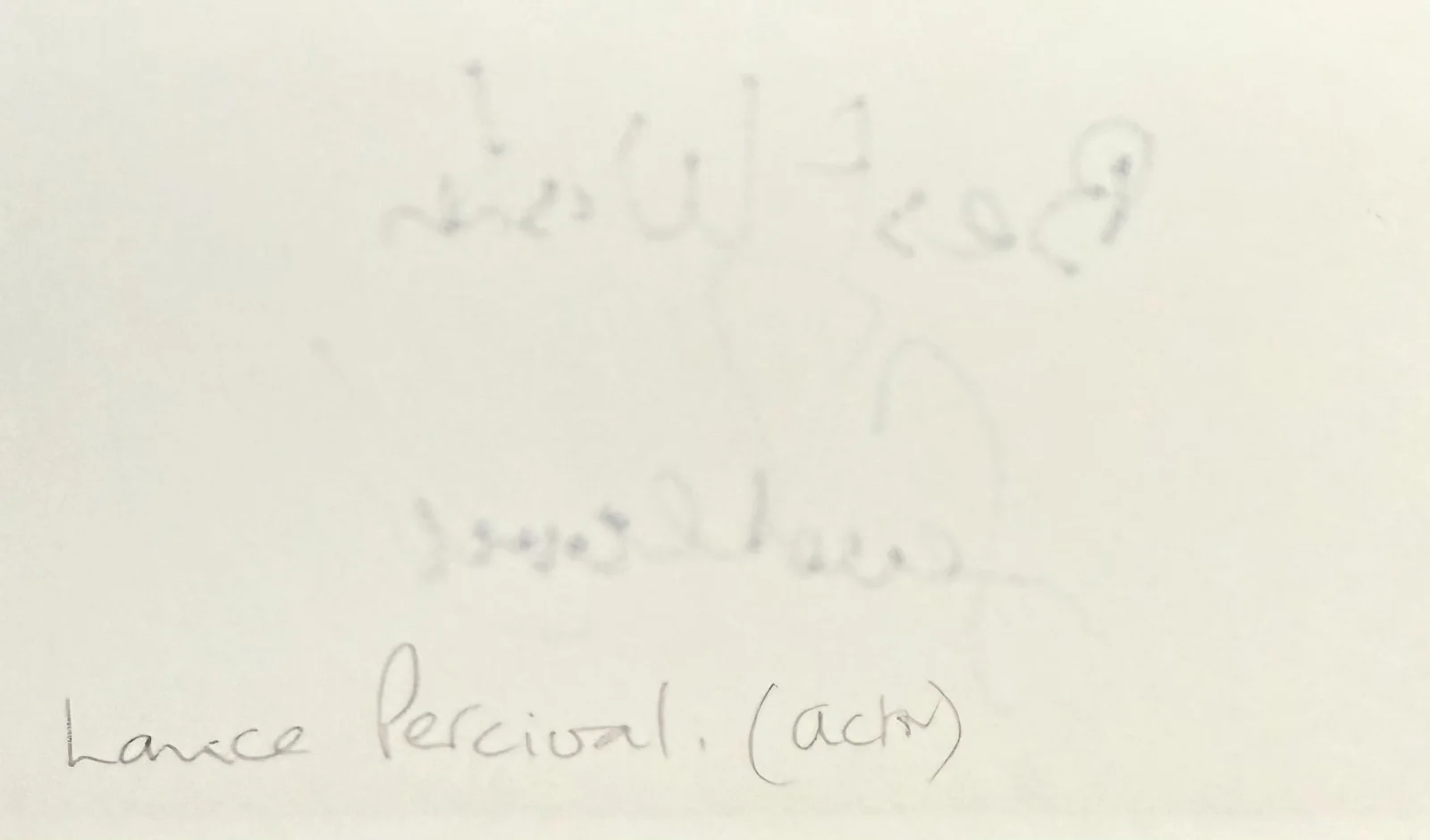 Lance Percival — LANCE PERCIVAL Signed Autograph 3x5 INDEX CARD Carry On Cruising The Big Job, изображение 4